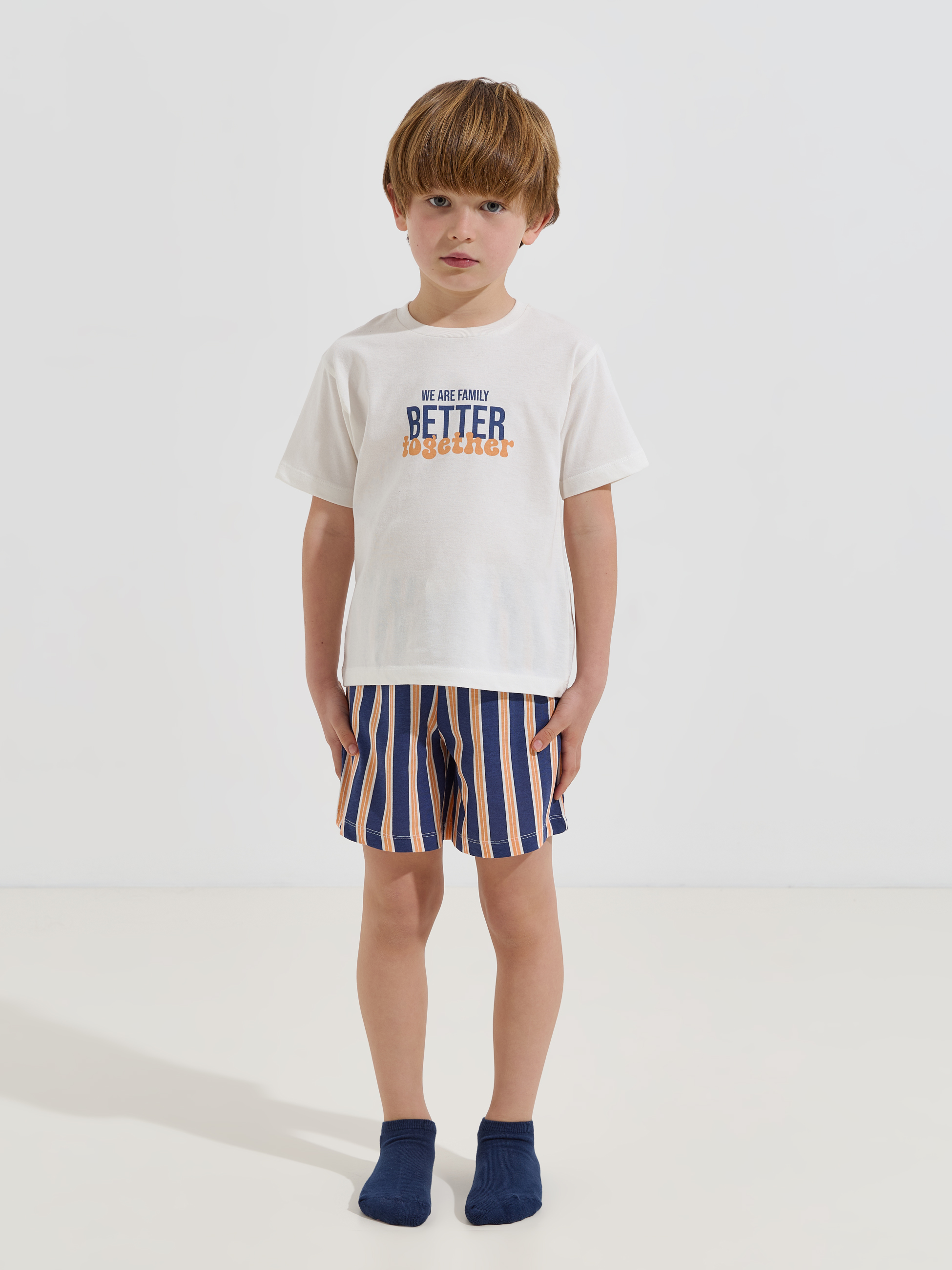 Pijama curto estampado