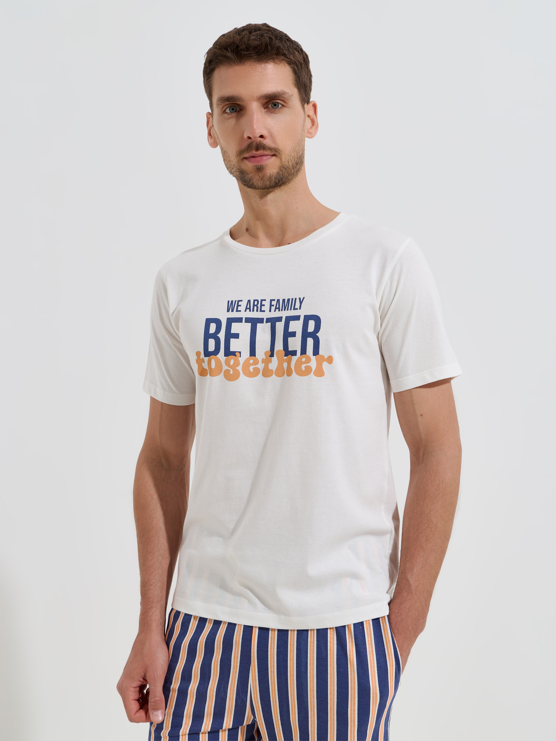 Pijama curto estampado