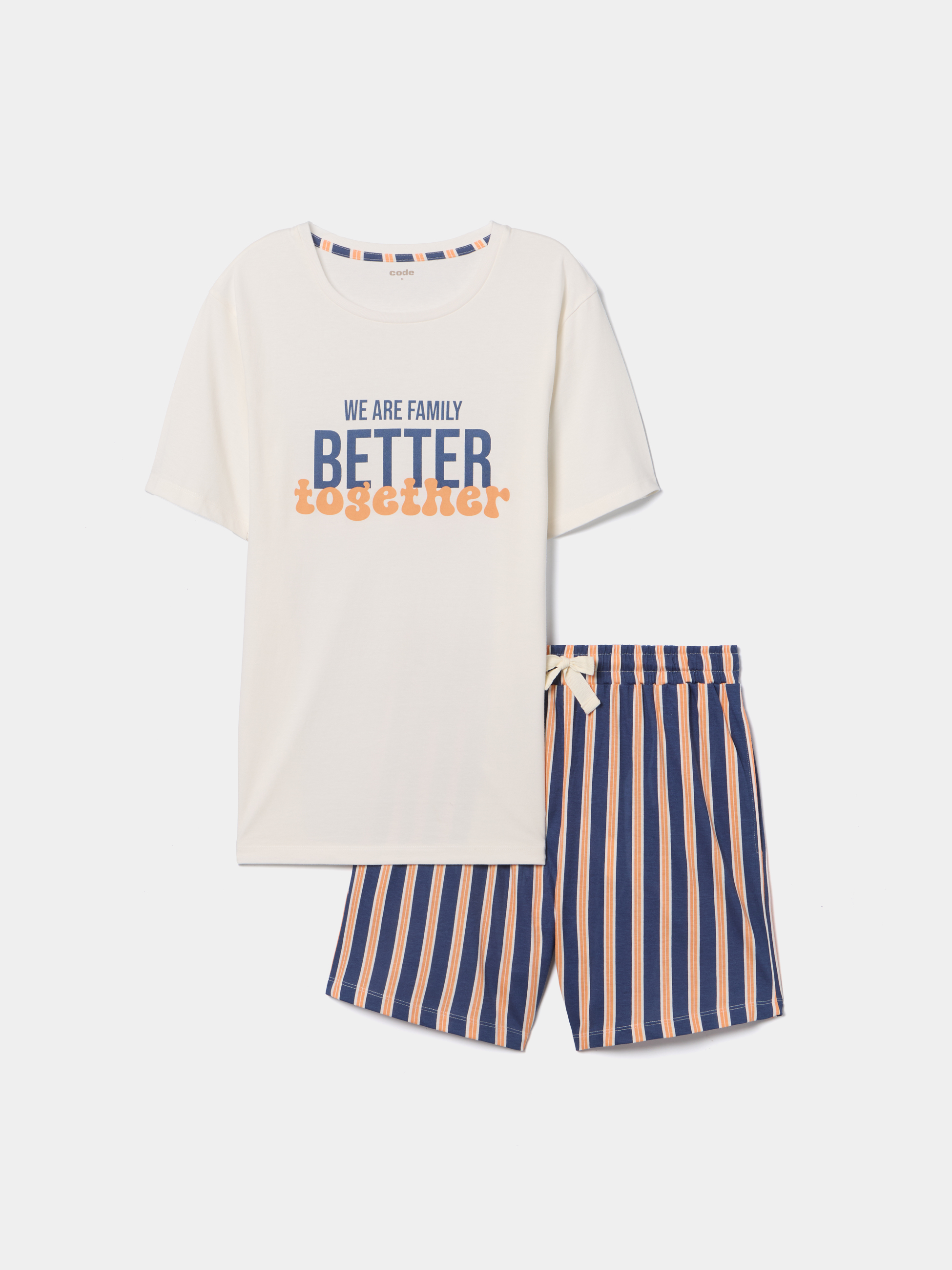 Pijama curto estampado