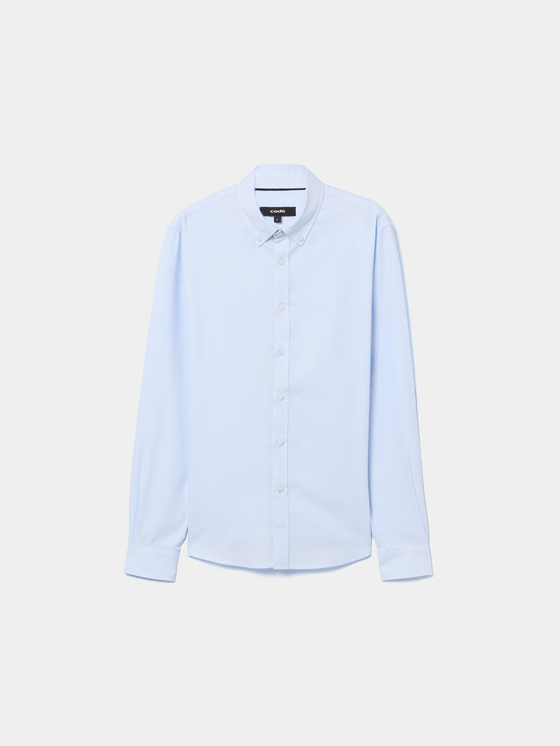 Camisa clássica em algodão