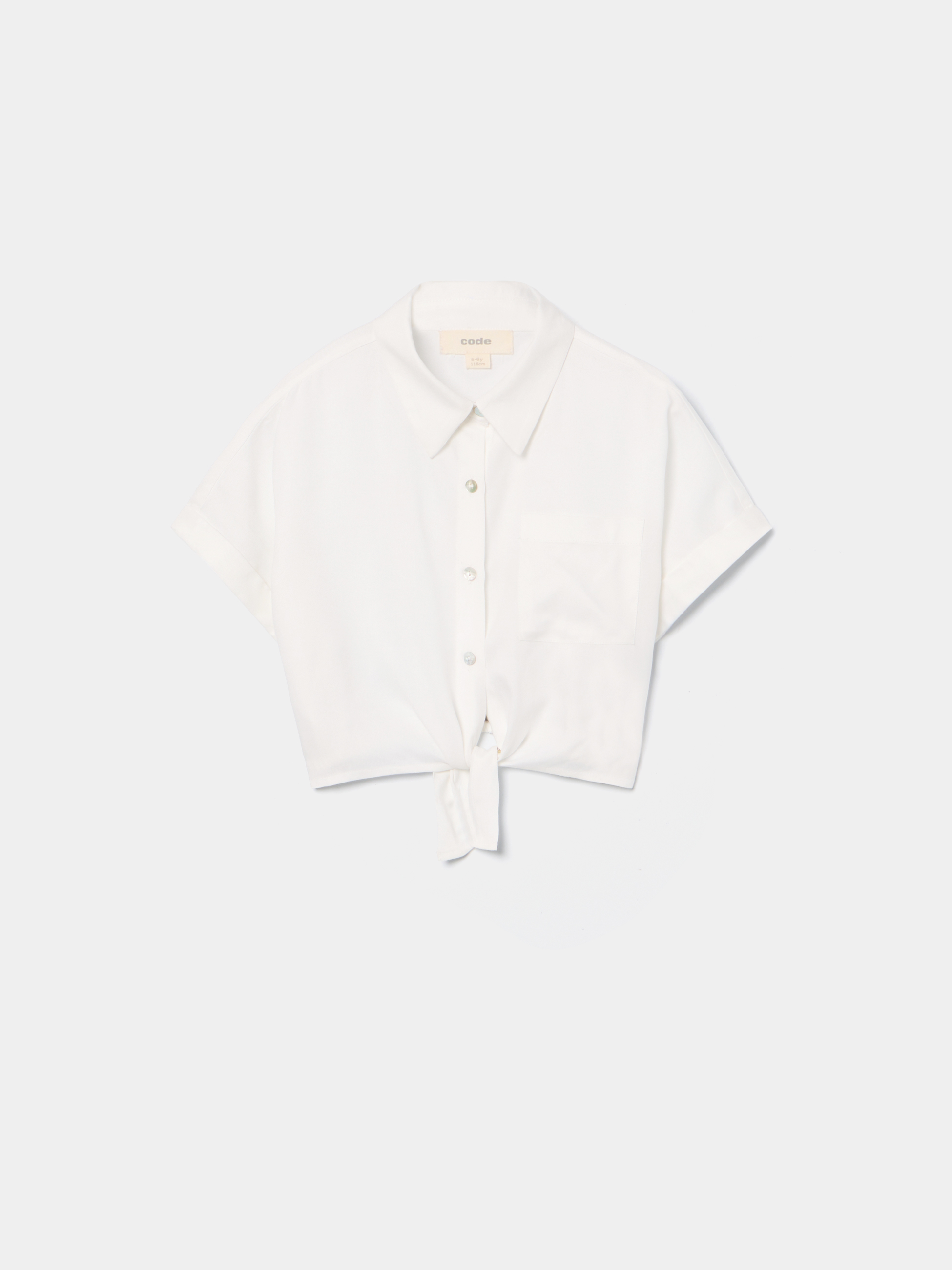 Camisa com nó na base