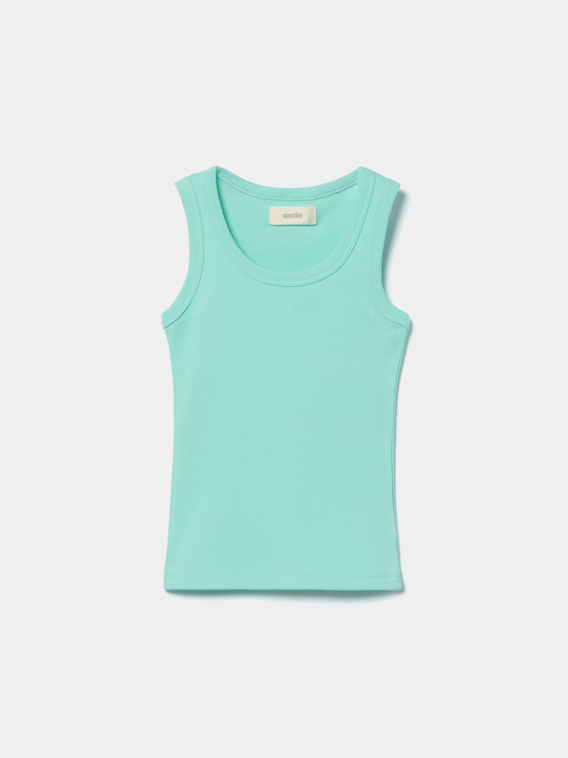 Top básico canelado