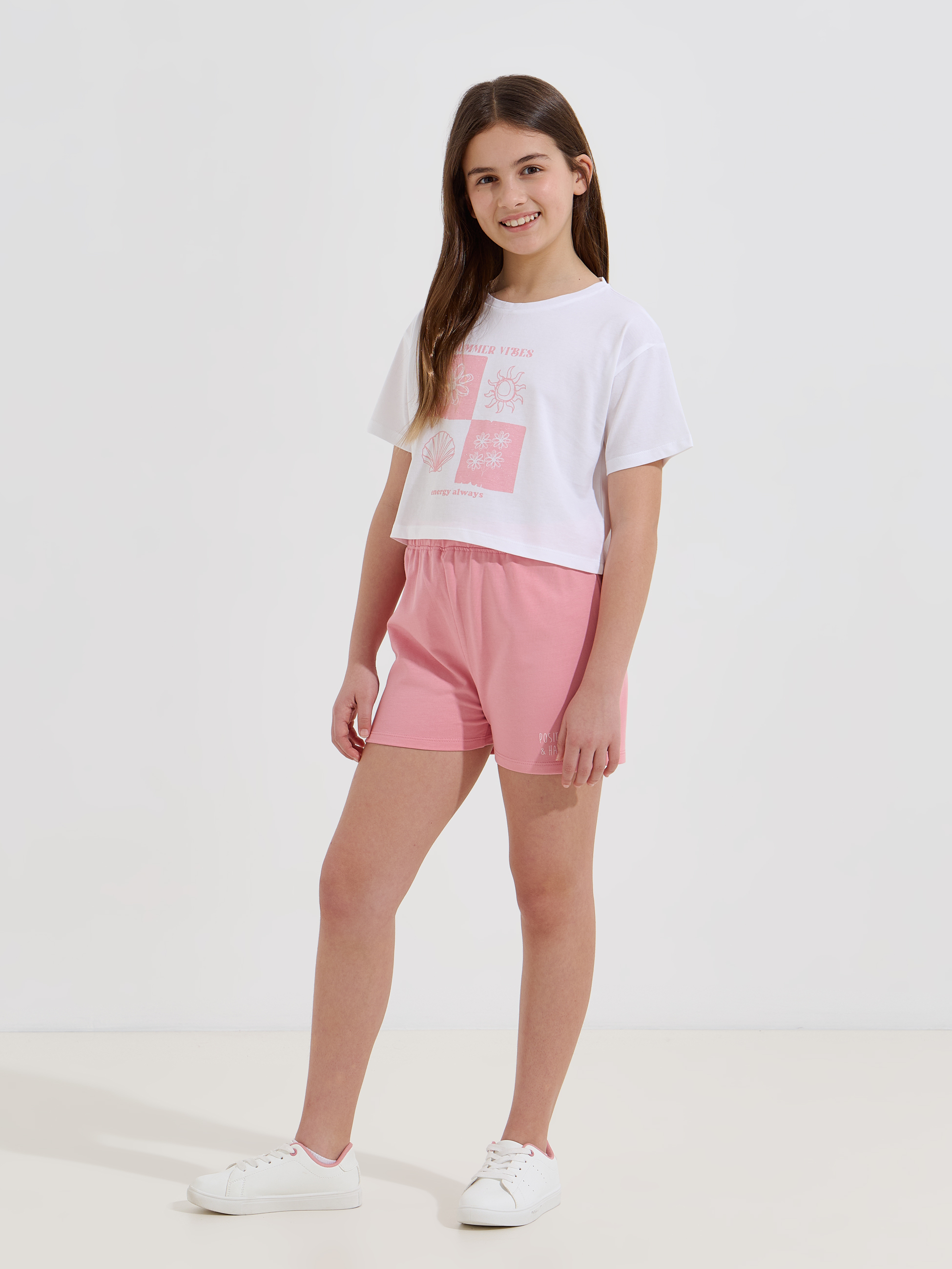 Conjunto em algodão Summer Vibes
