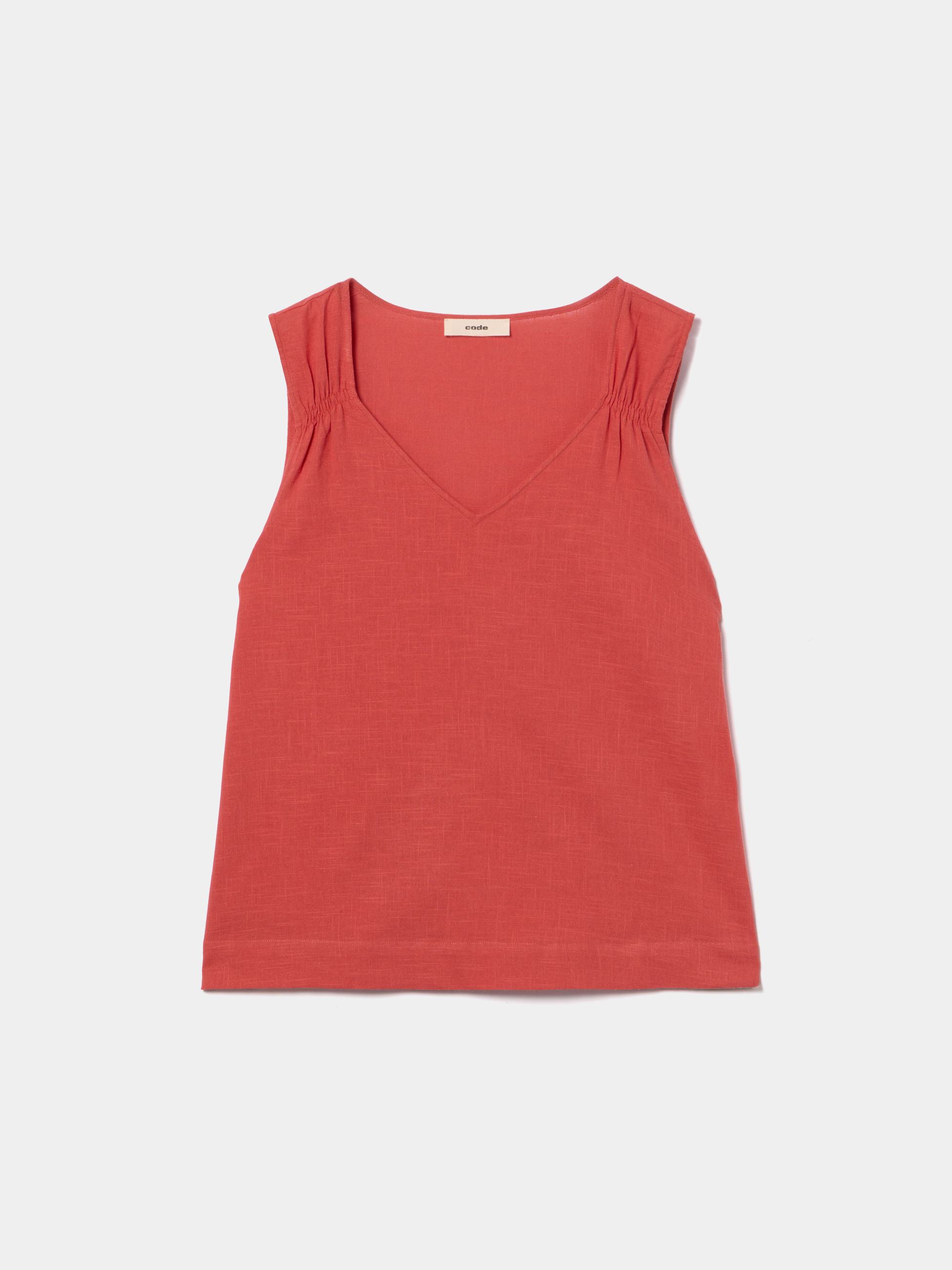 Blusa fluída de alças largas