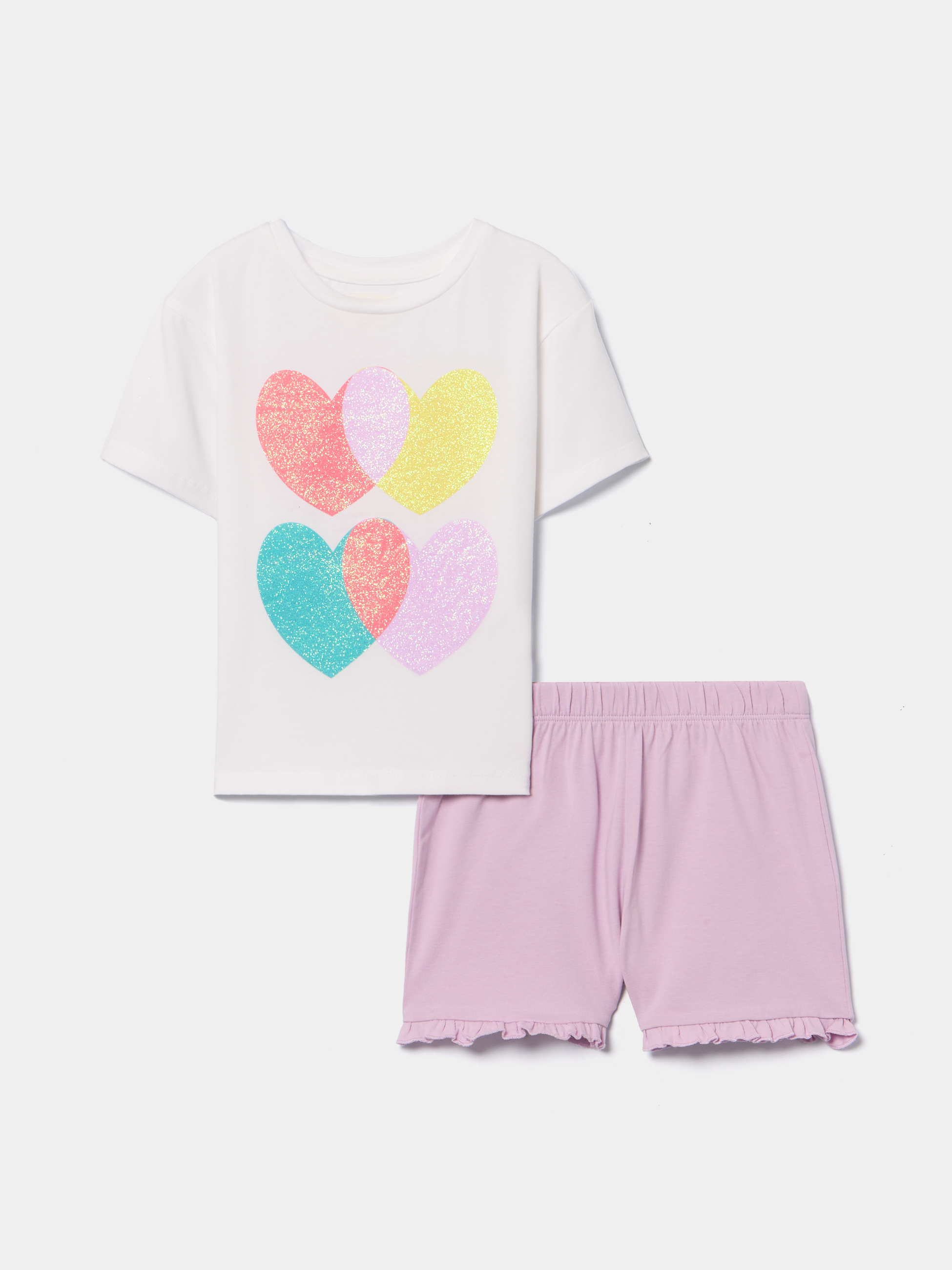 Conjunto estampado em algodão