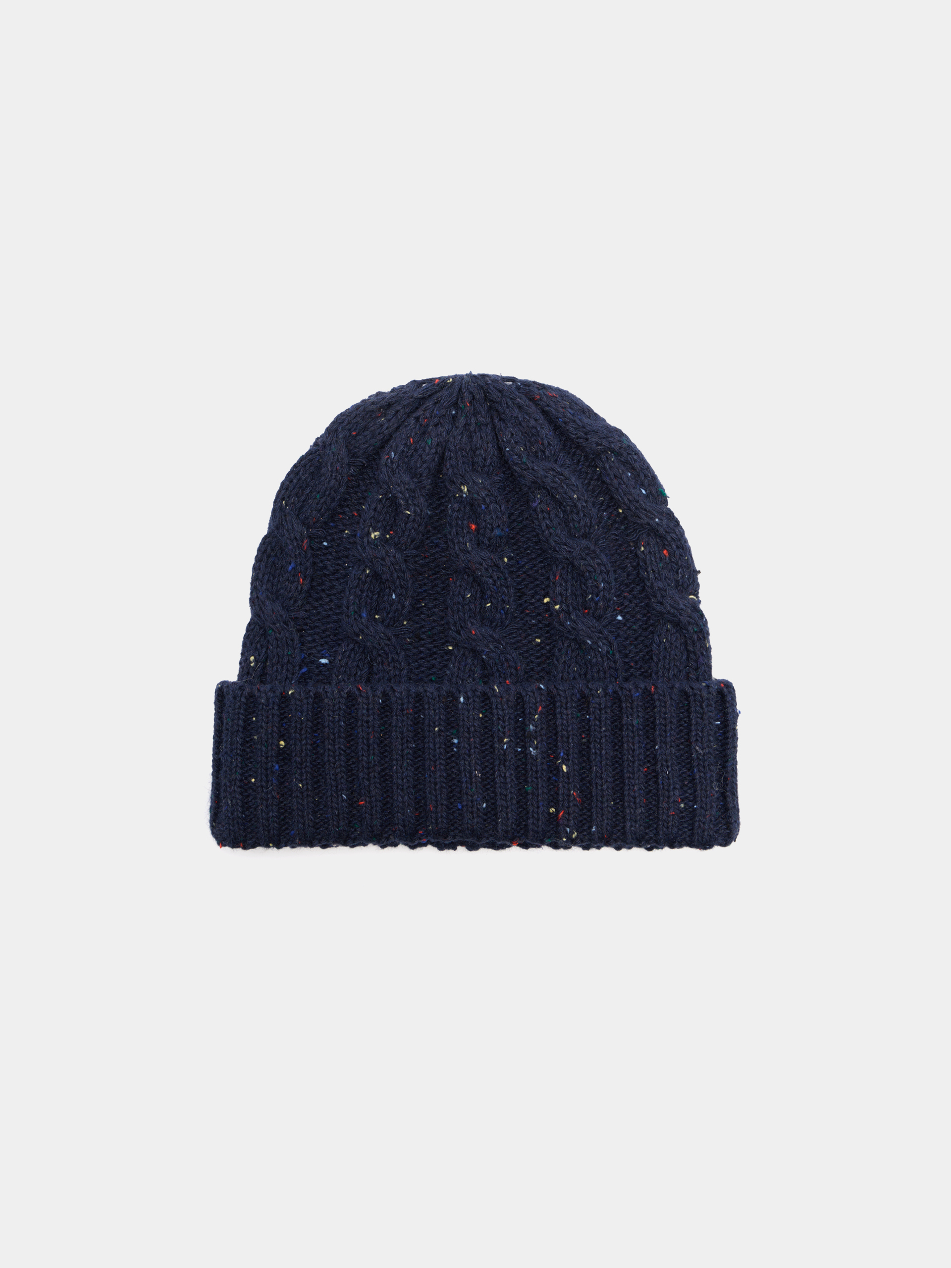 Gorro com malha colorida