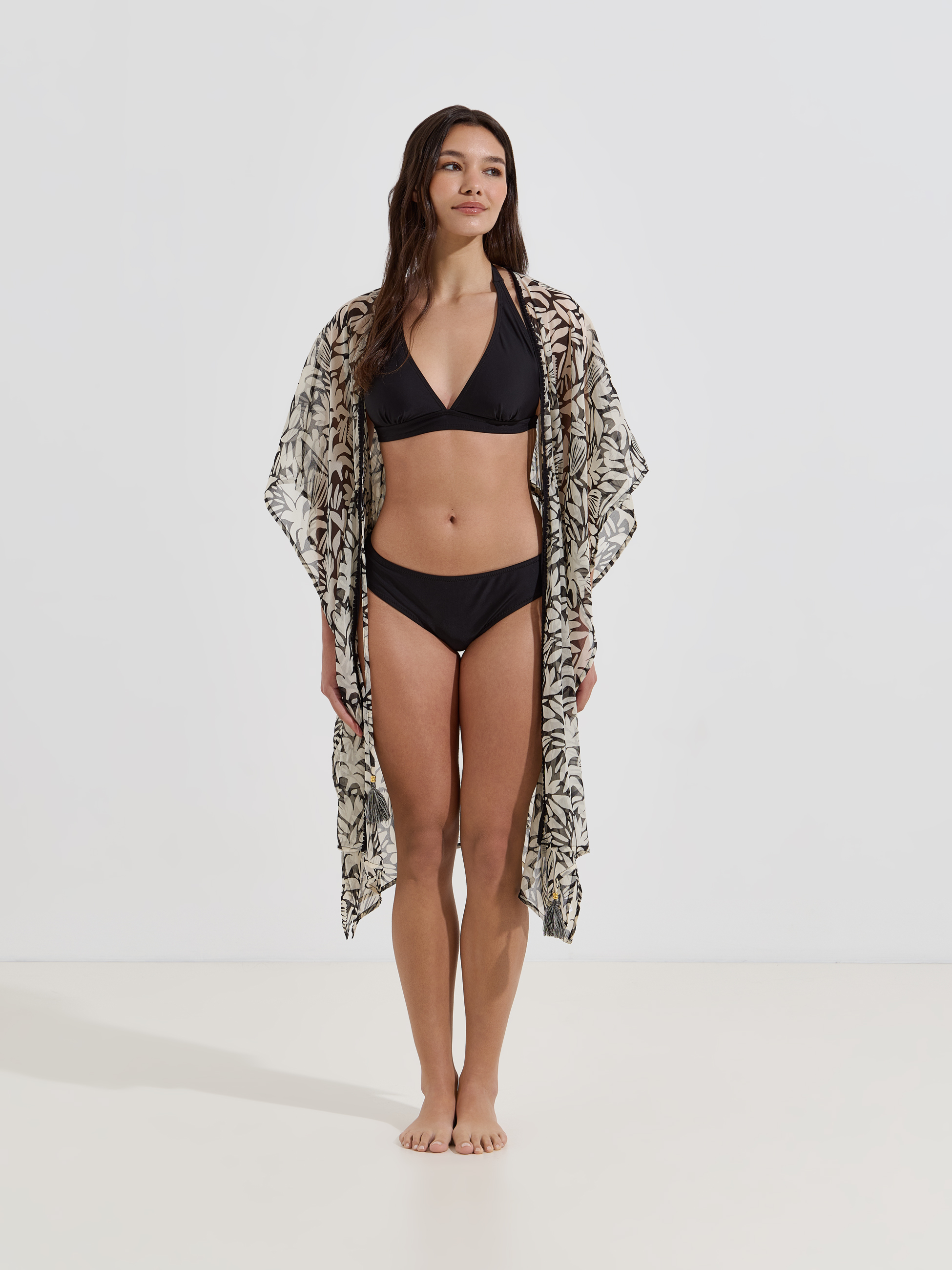 Saída de praia estampada
