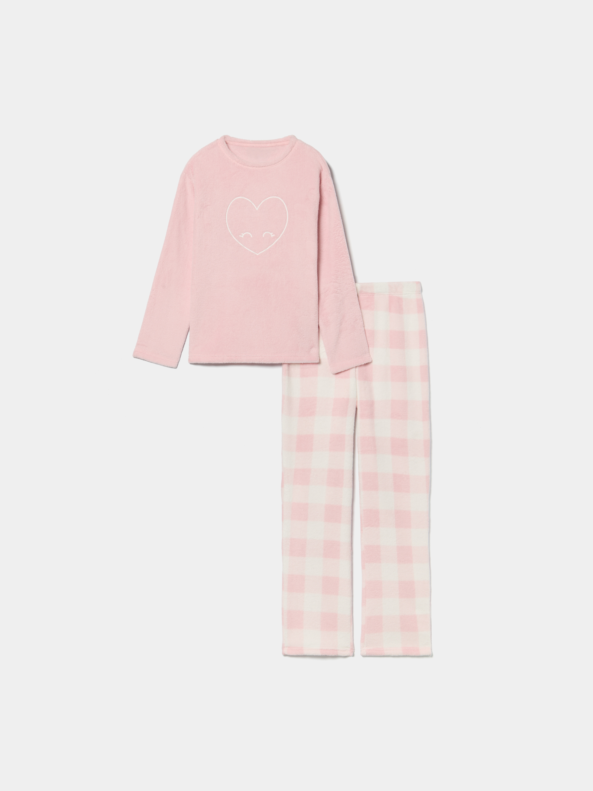 Pijama polar estampado