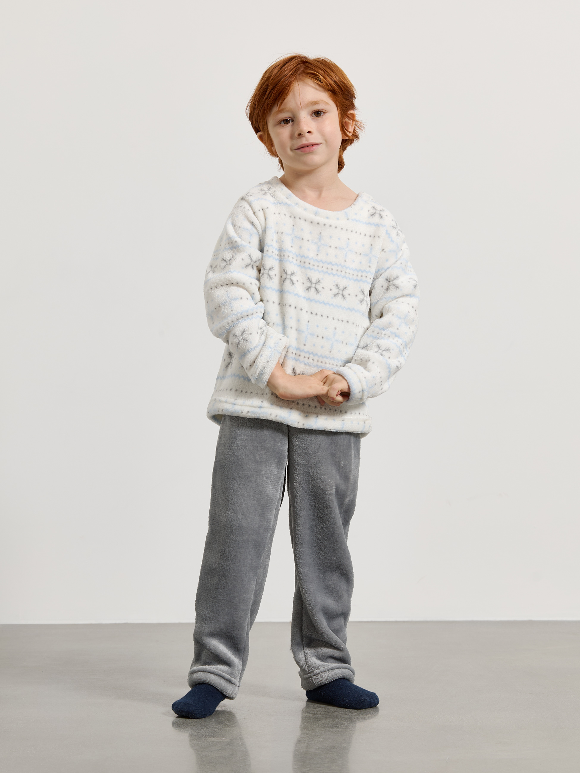 Pijama polar estampado