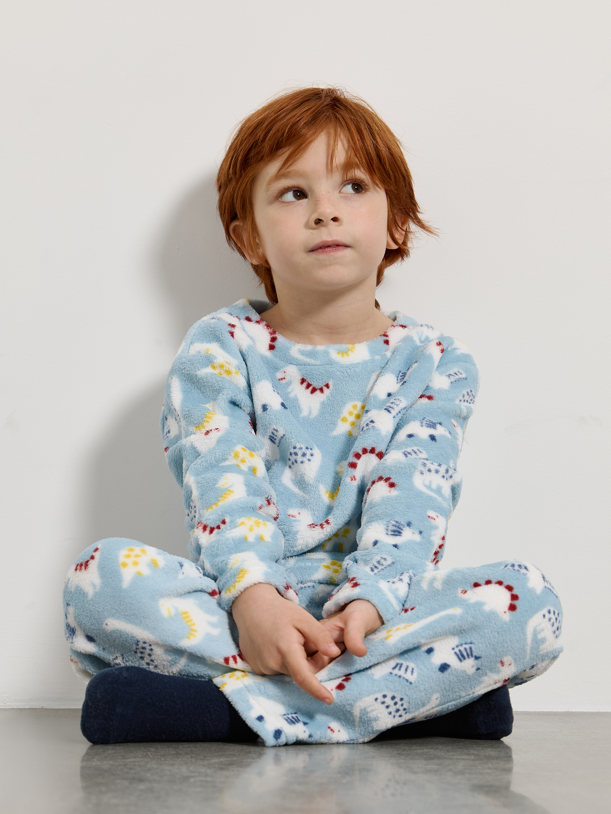 Pijama polar estampado