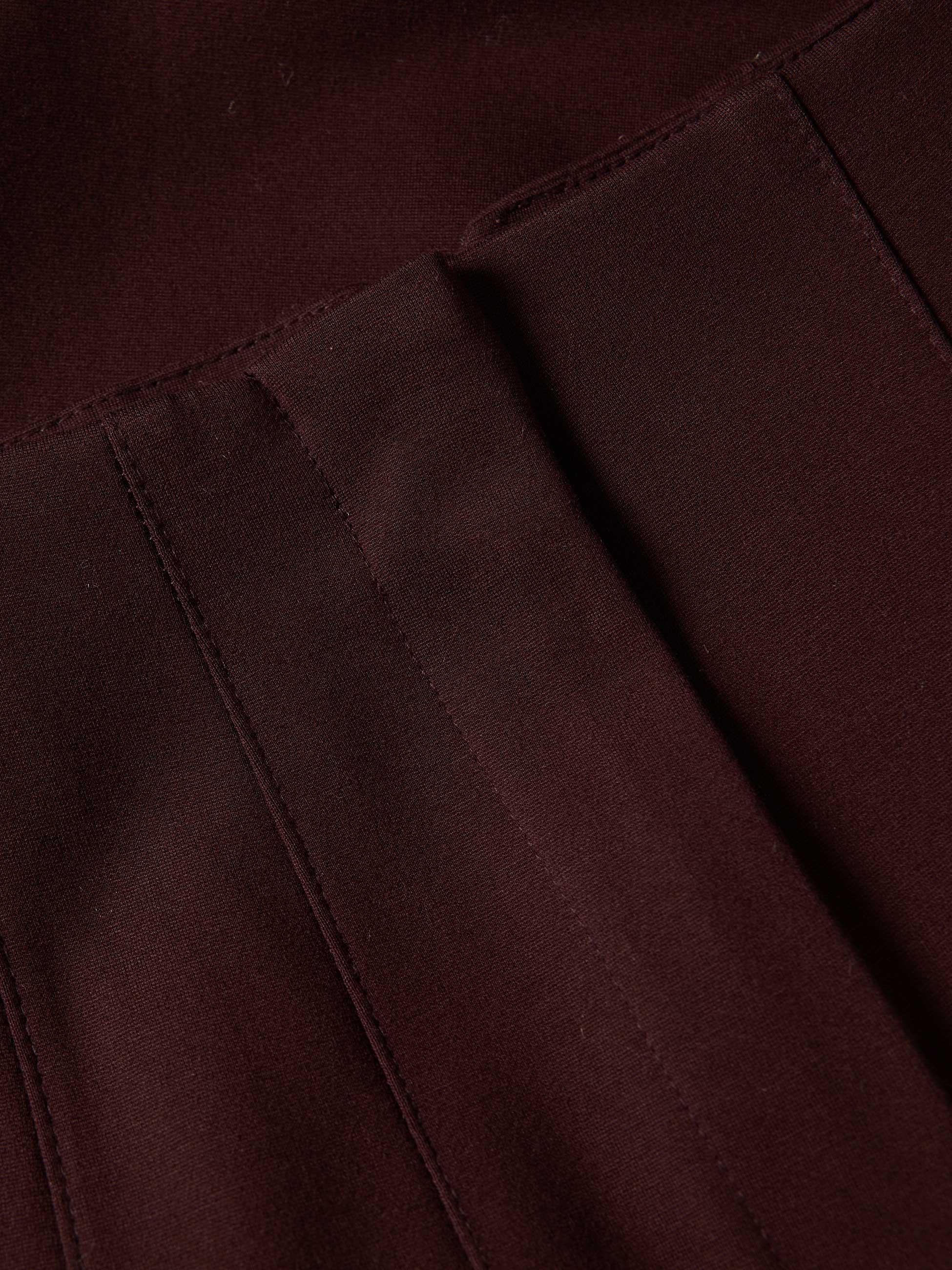 Calça de malha com pinças