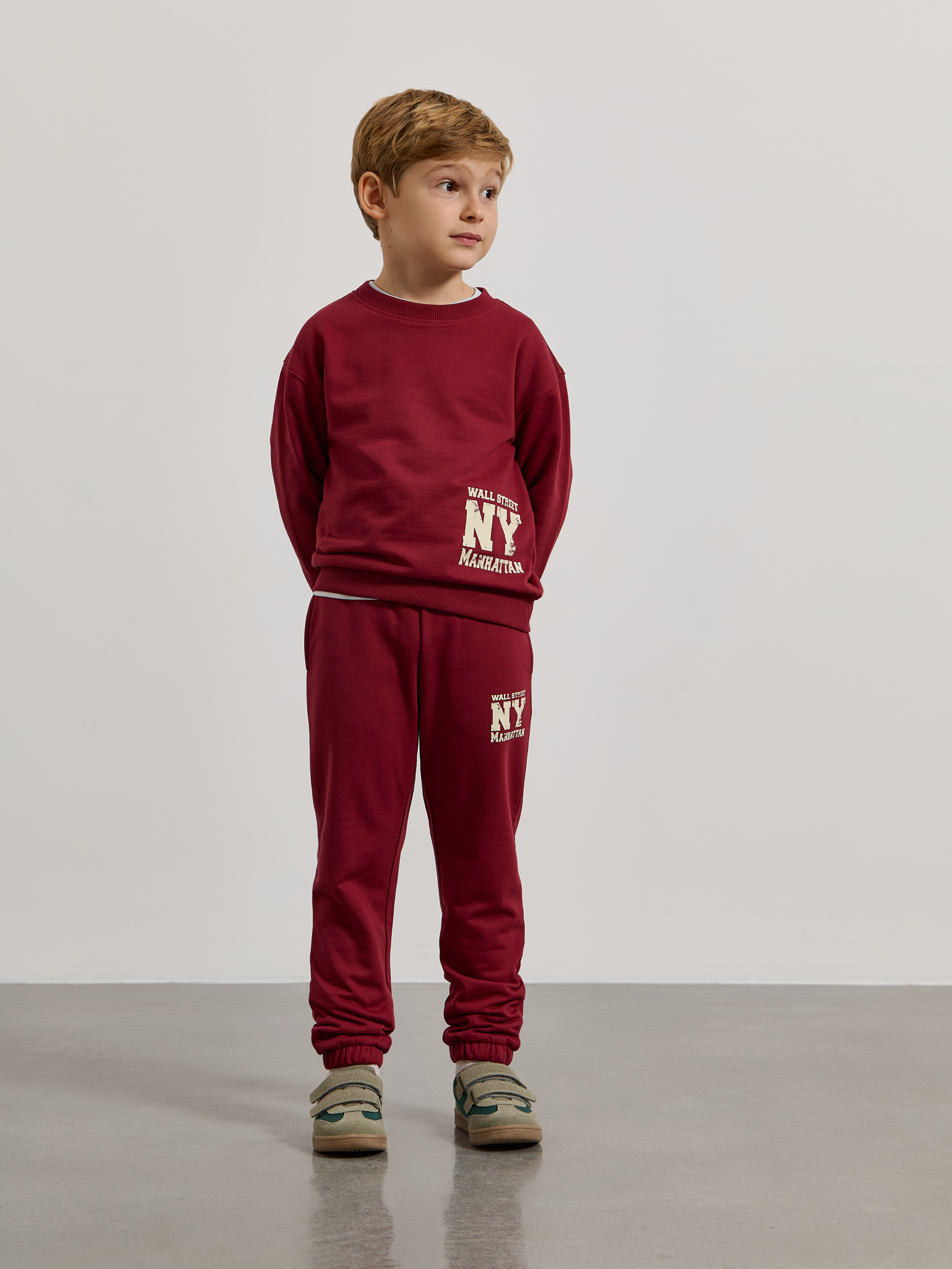 Conjunto de fato de treino estampado