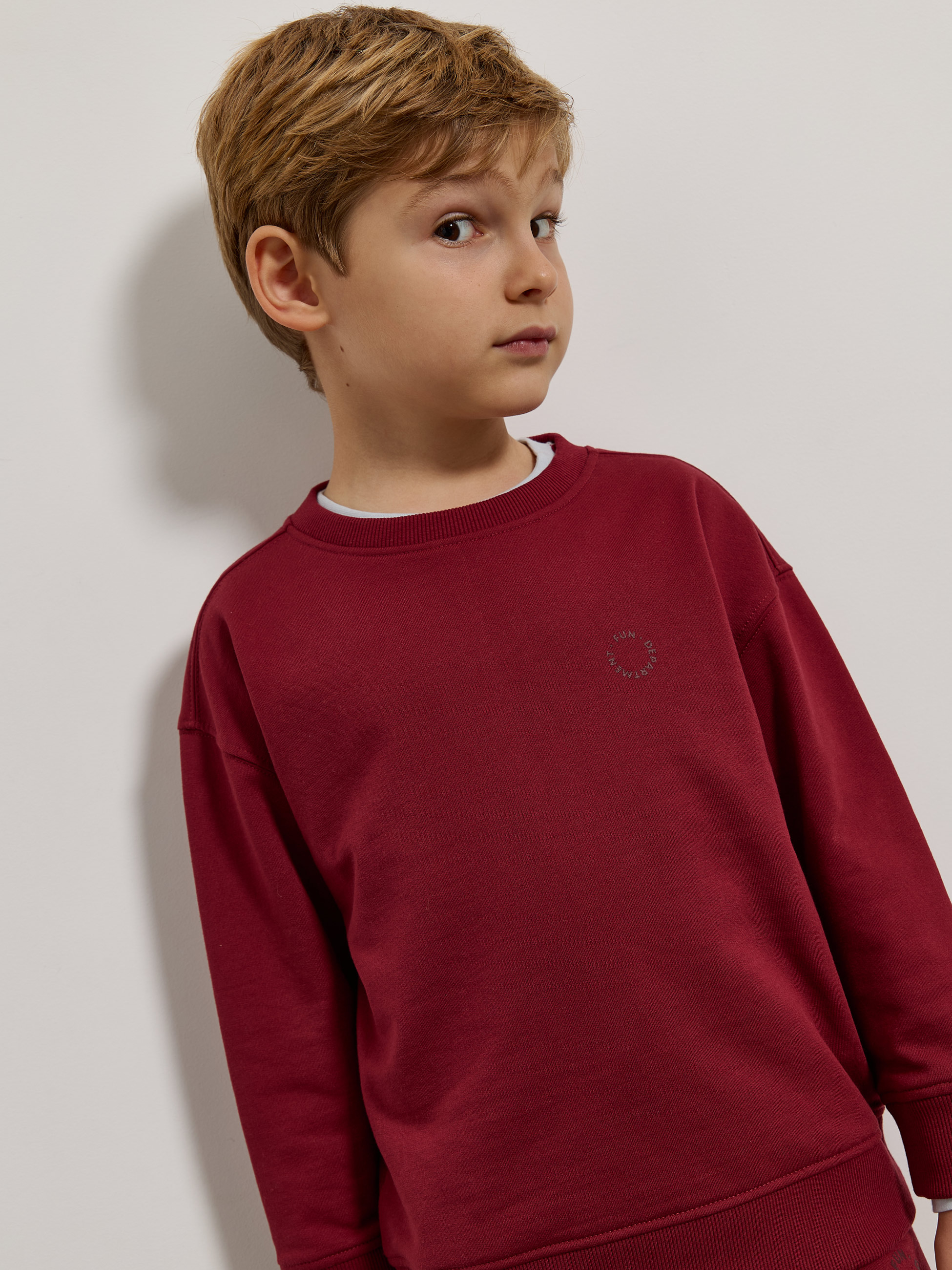 Sweatshirt com detalhe estampado
