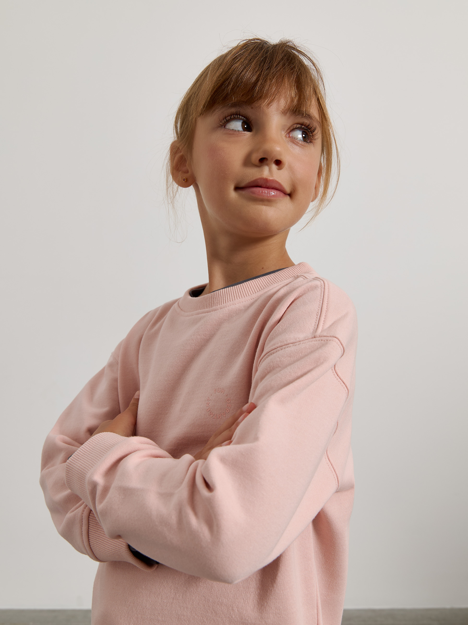 Sweatshirt com detalhe estampado