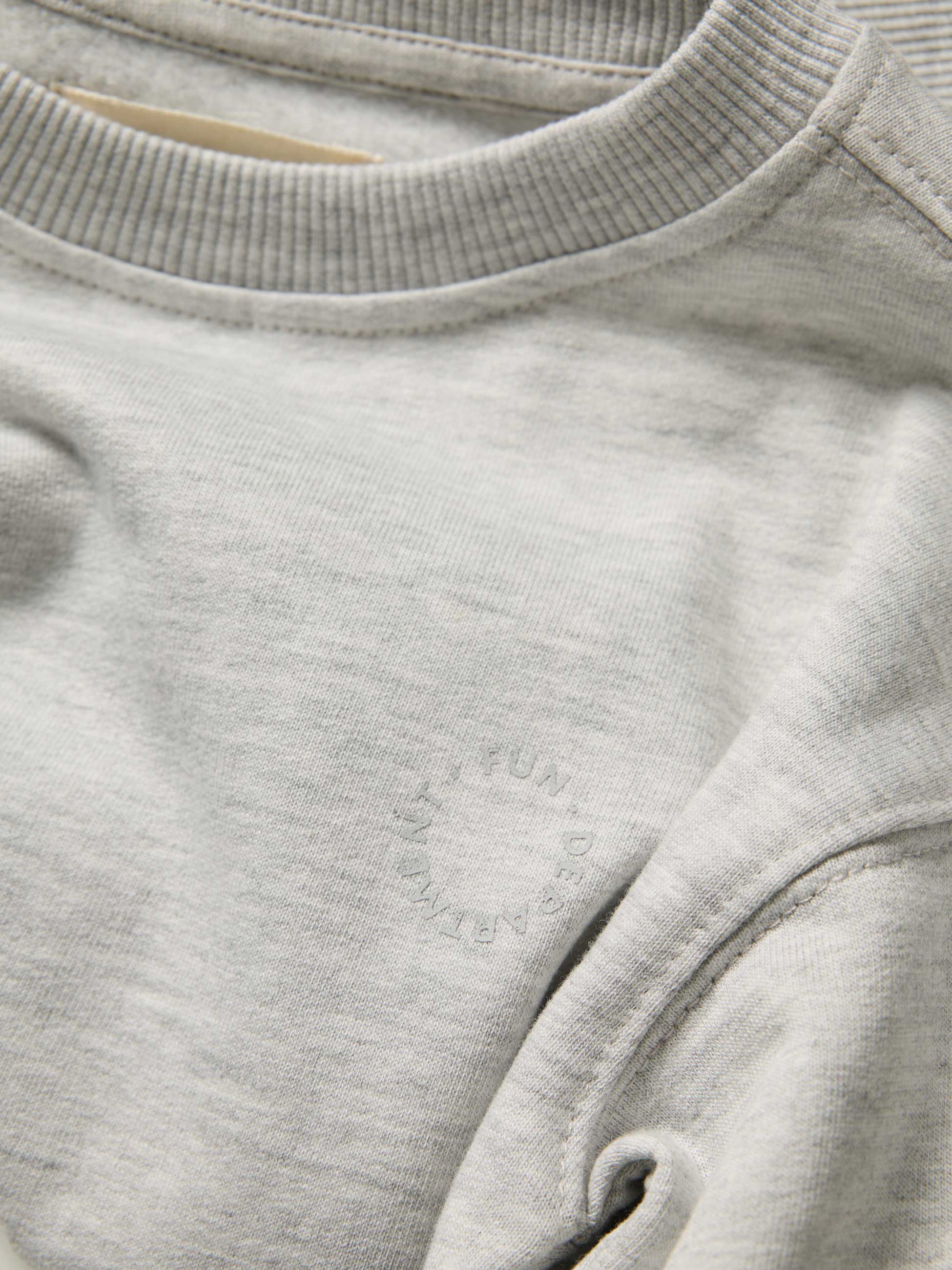 Sweatshirt com detalhe estampado