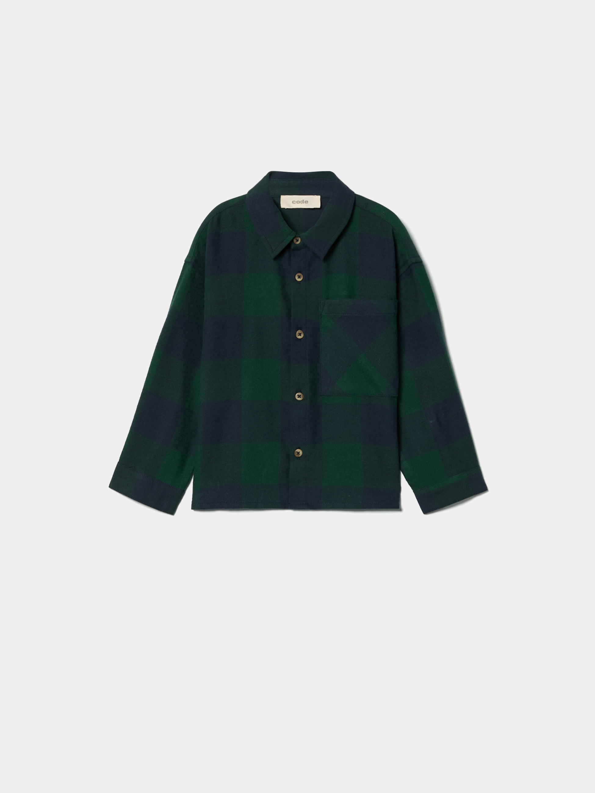 Sobrecamisa de flanela xadrez