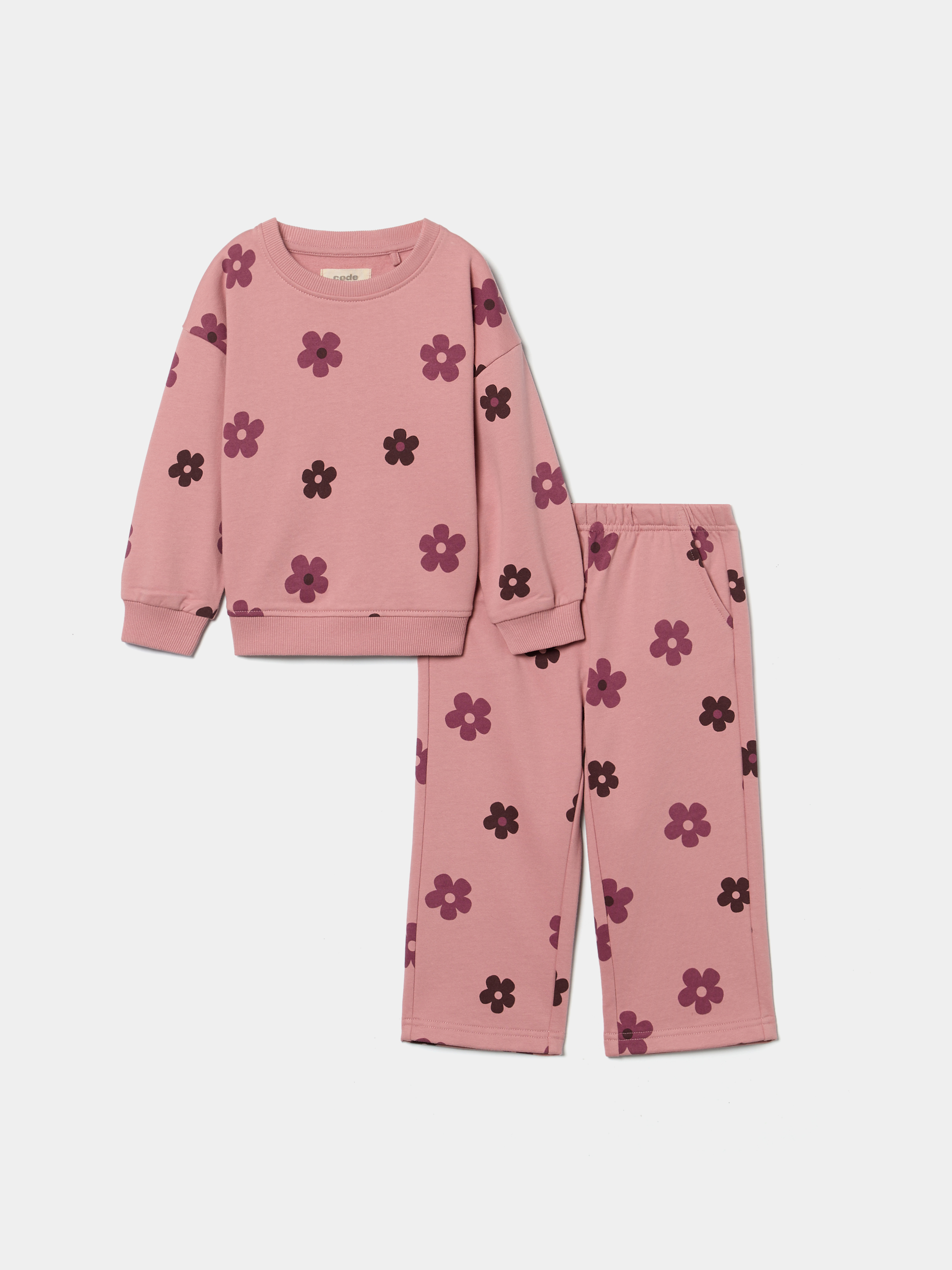 Conjunto de fato de treino estampado