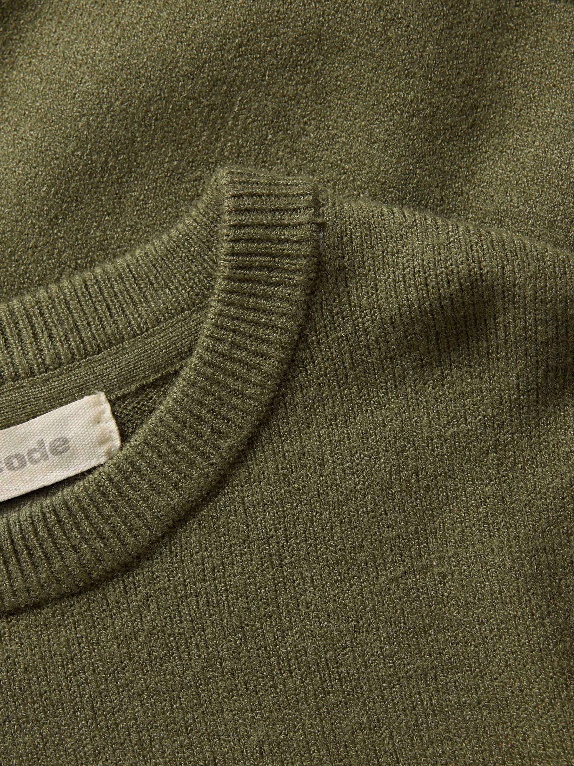 Camisola de malha com decote redondo