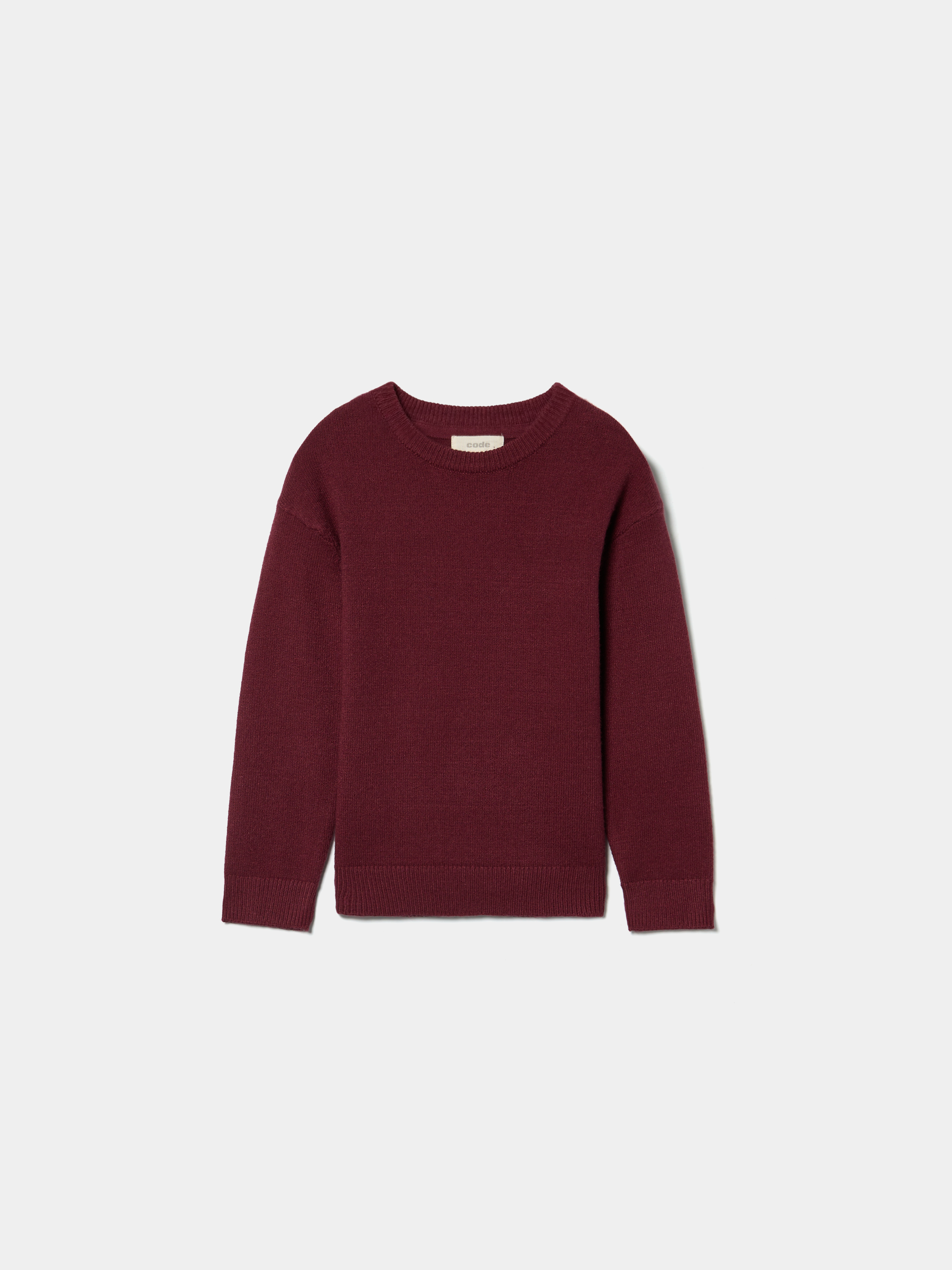 Camisola de malha com decote redondo