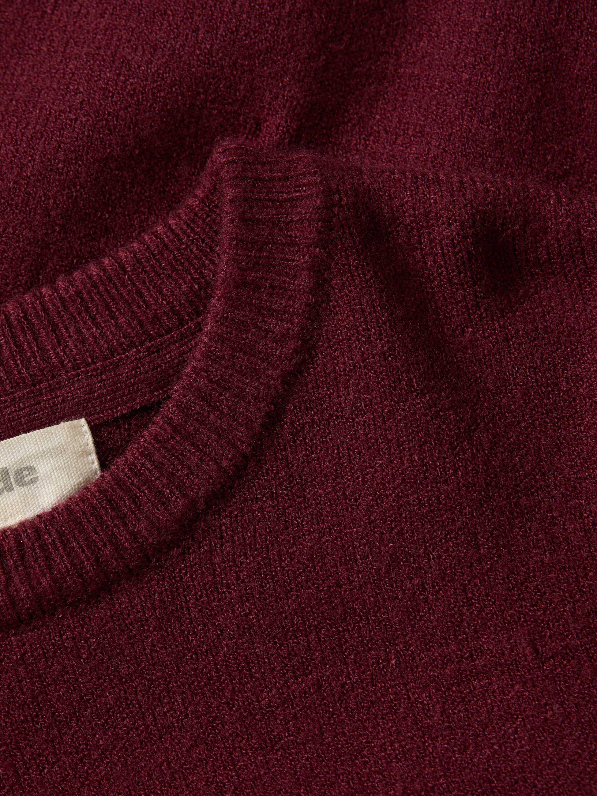 Camisola de malha com decote redondo