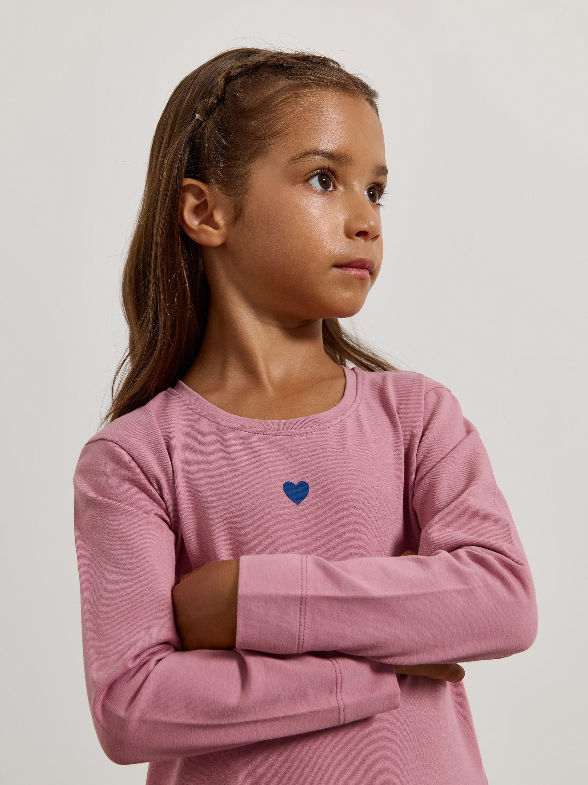 Camisola com coração estampado