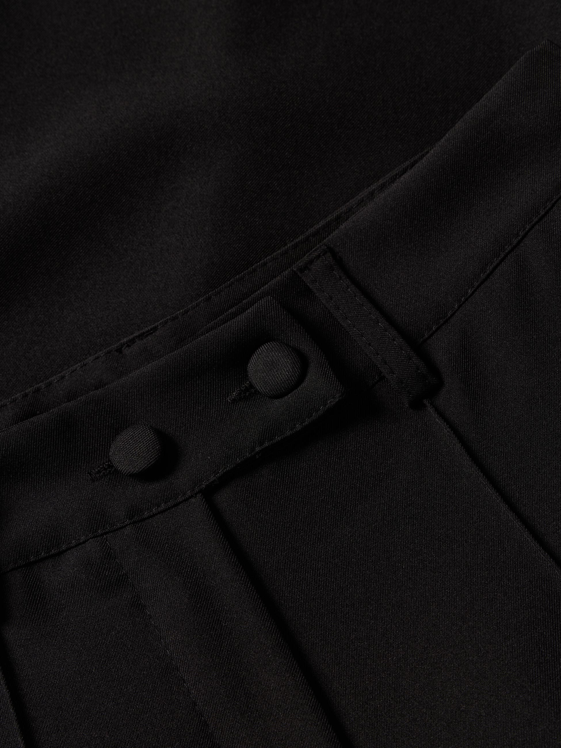 Calças de tecido com 2 botões