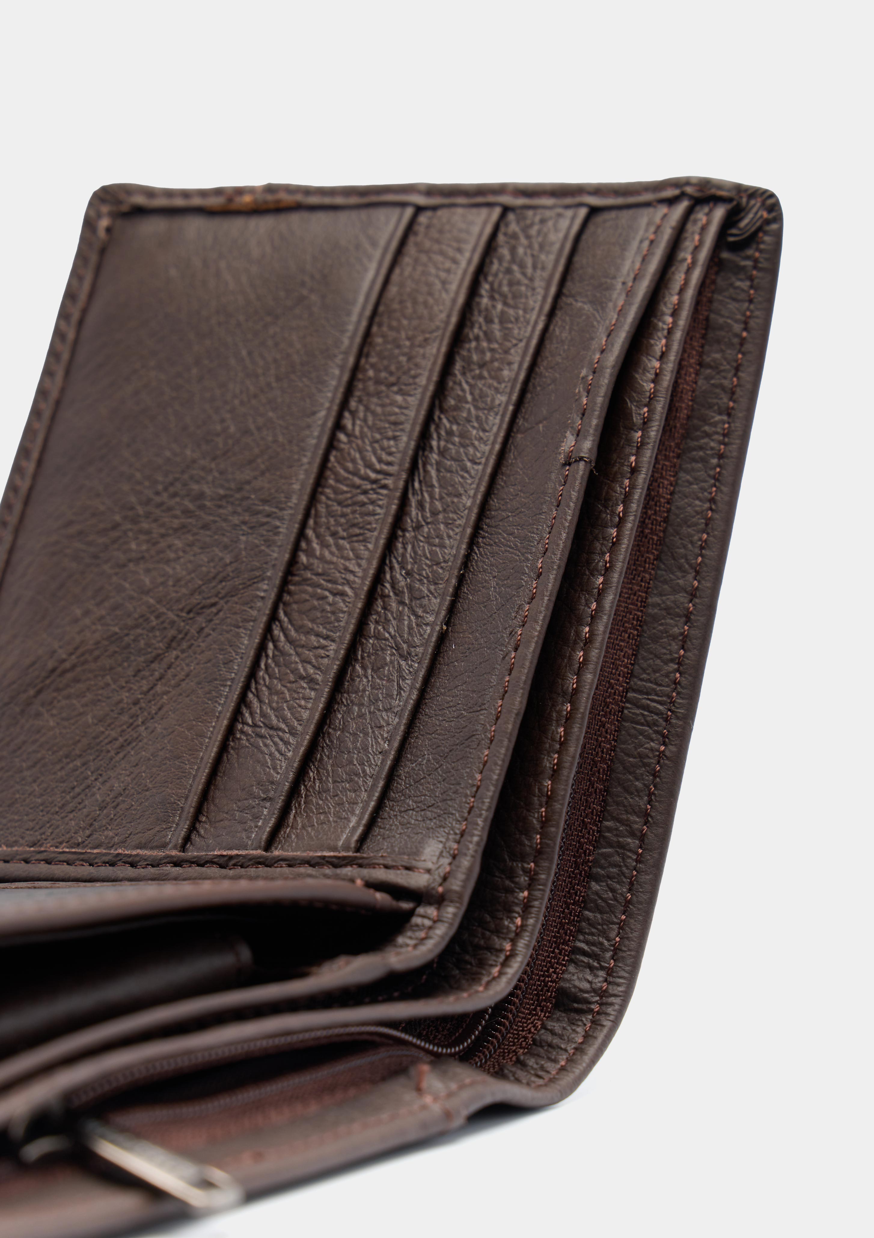 Carteira efeito pele