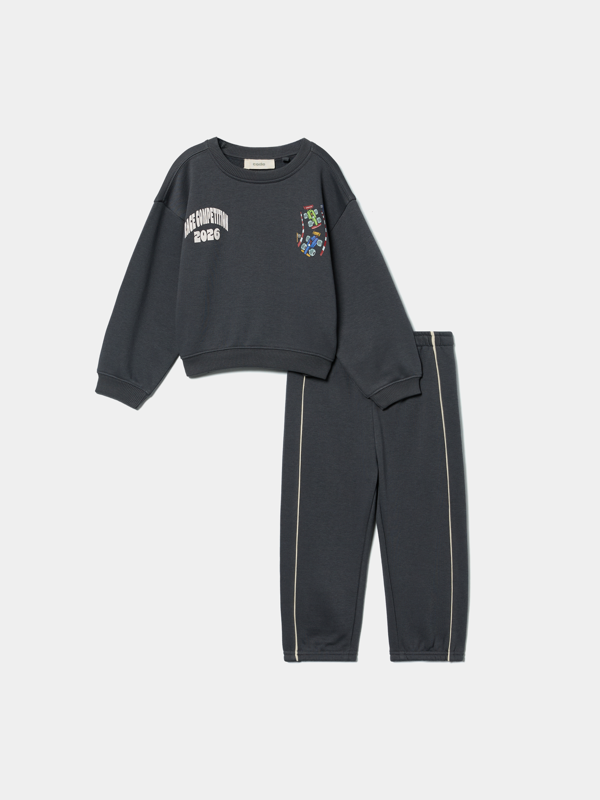 Conjunto de fato de treino estampado