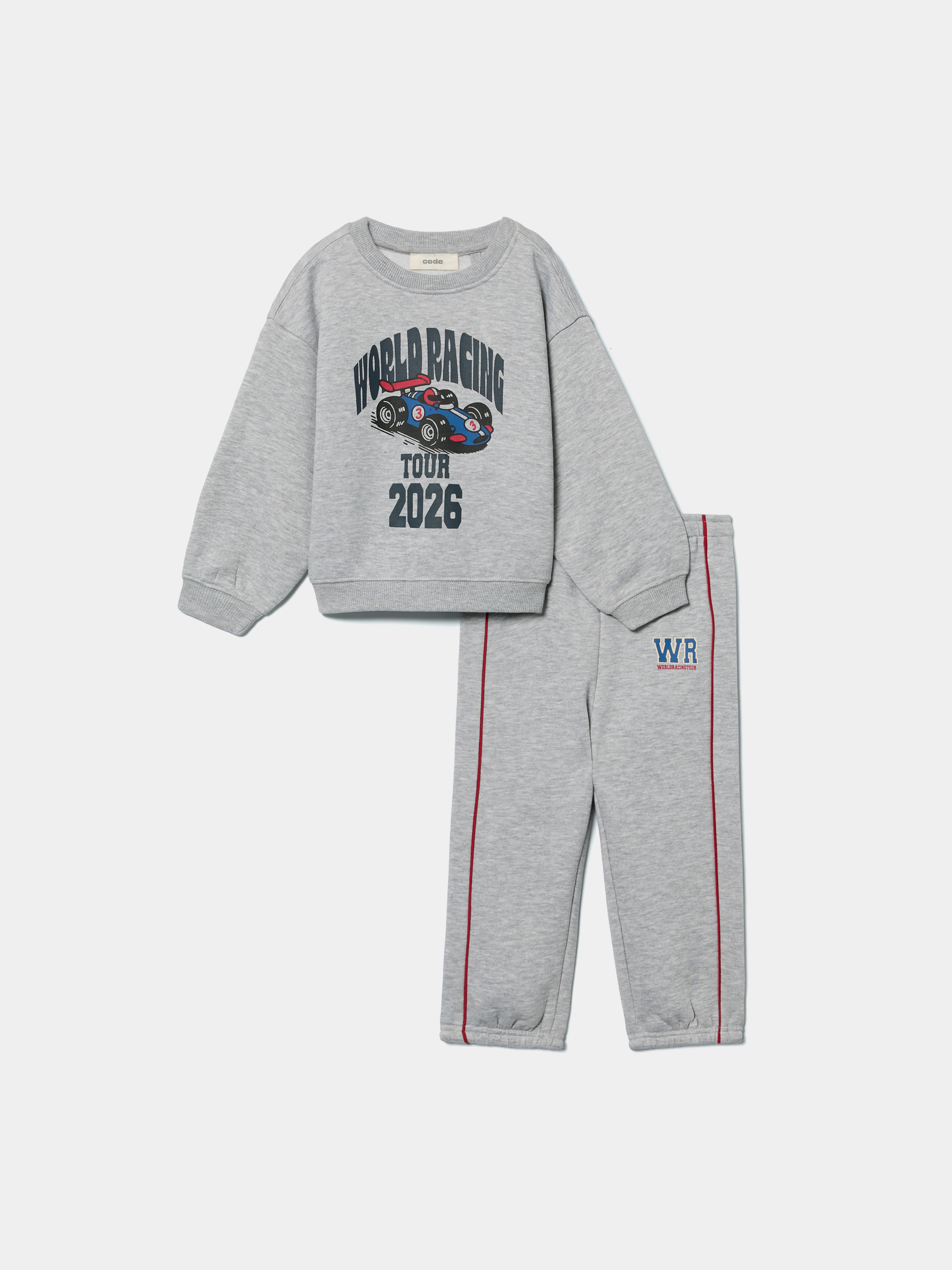 Conjunto de fato de treino estampado