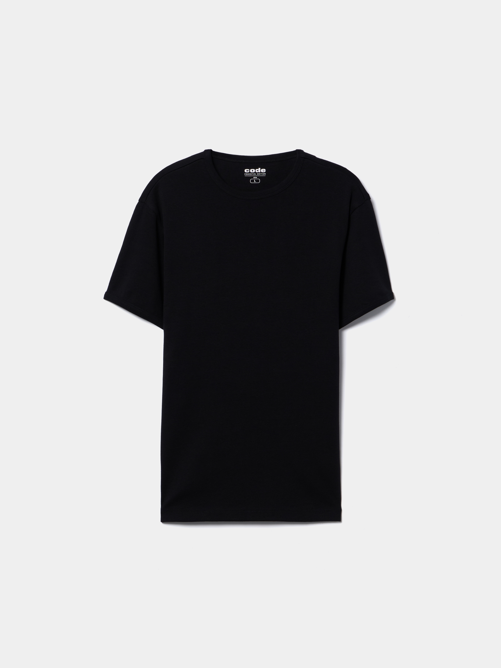 T-shirt básica em algodão