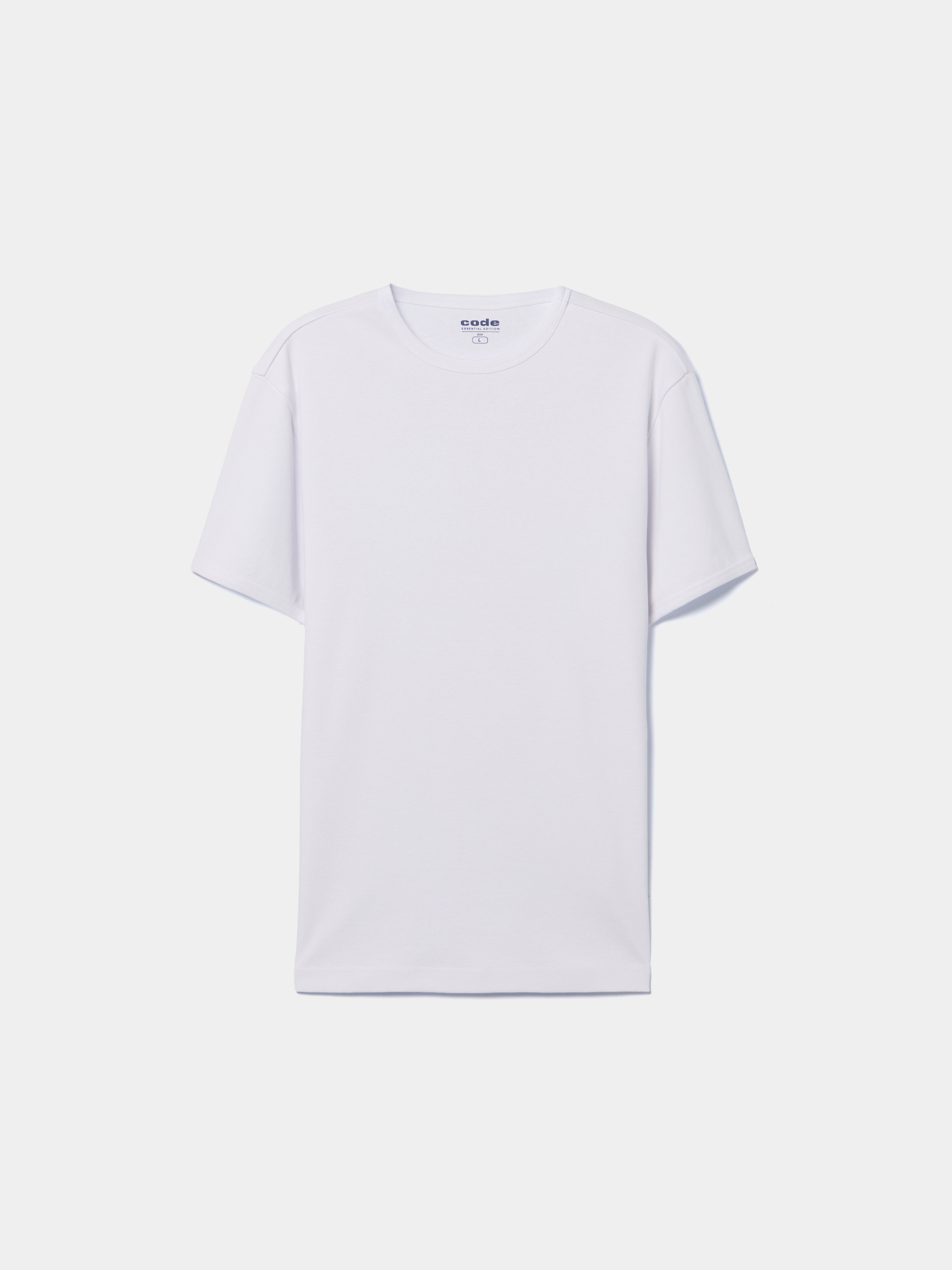 T-shirt básica em algodão
