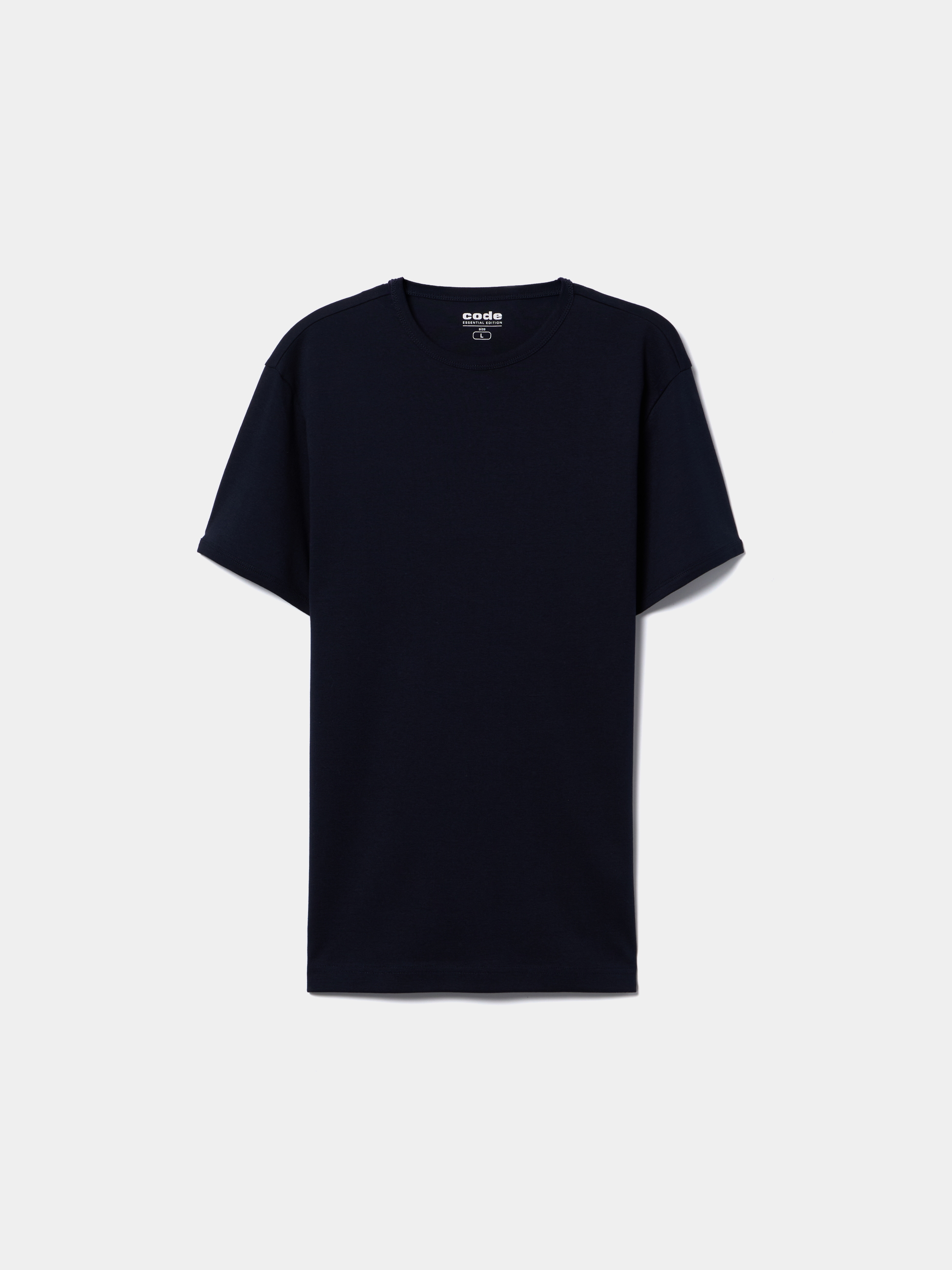 T-shirt básica em algodão
