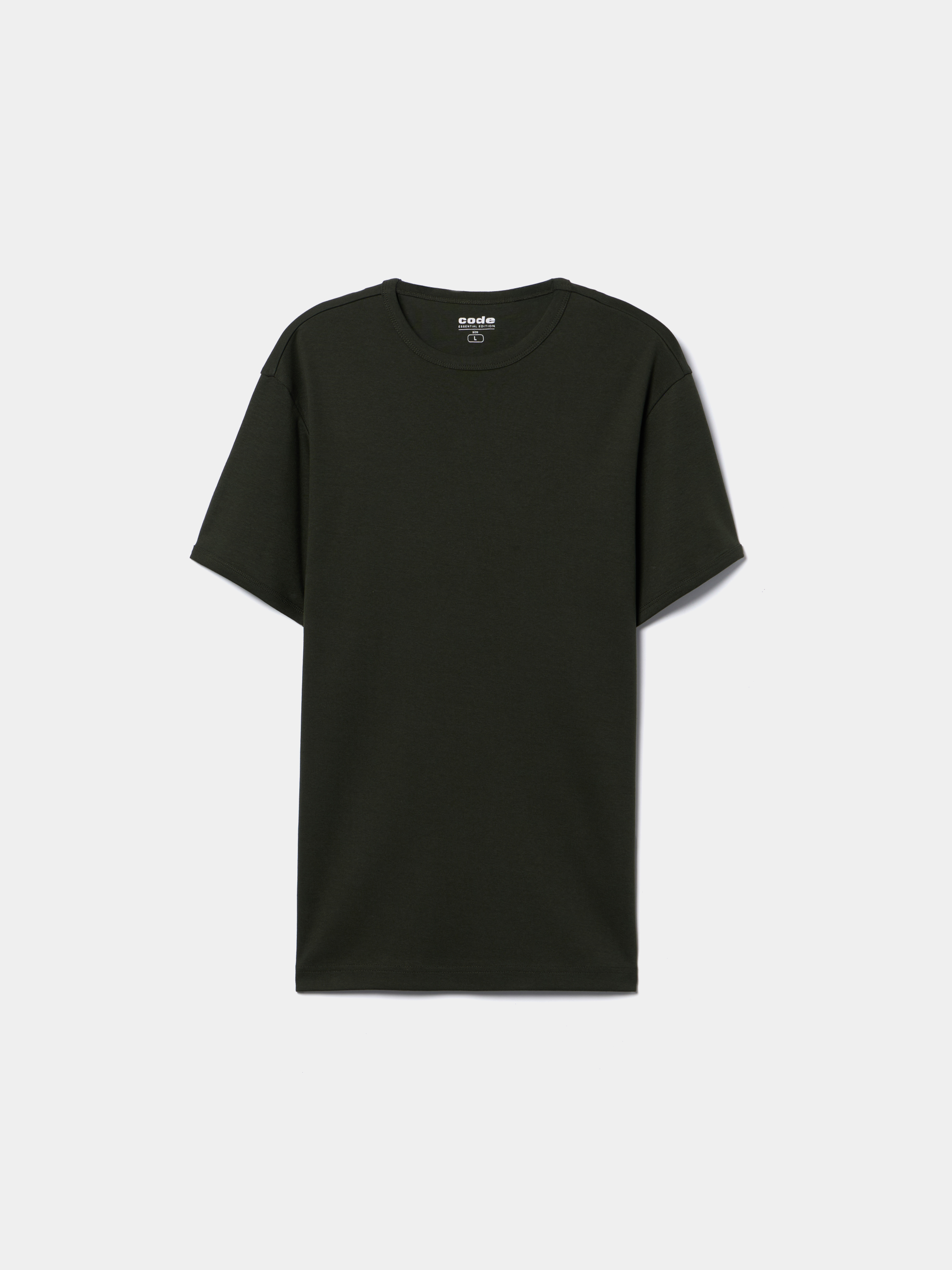 T-shirt básica em algodão