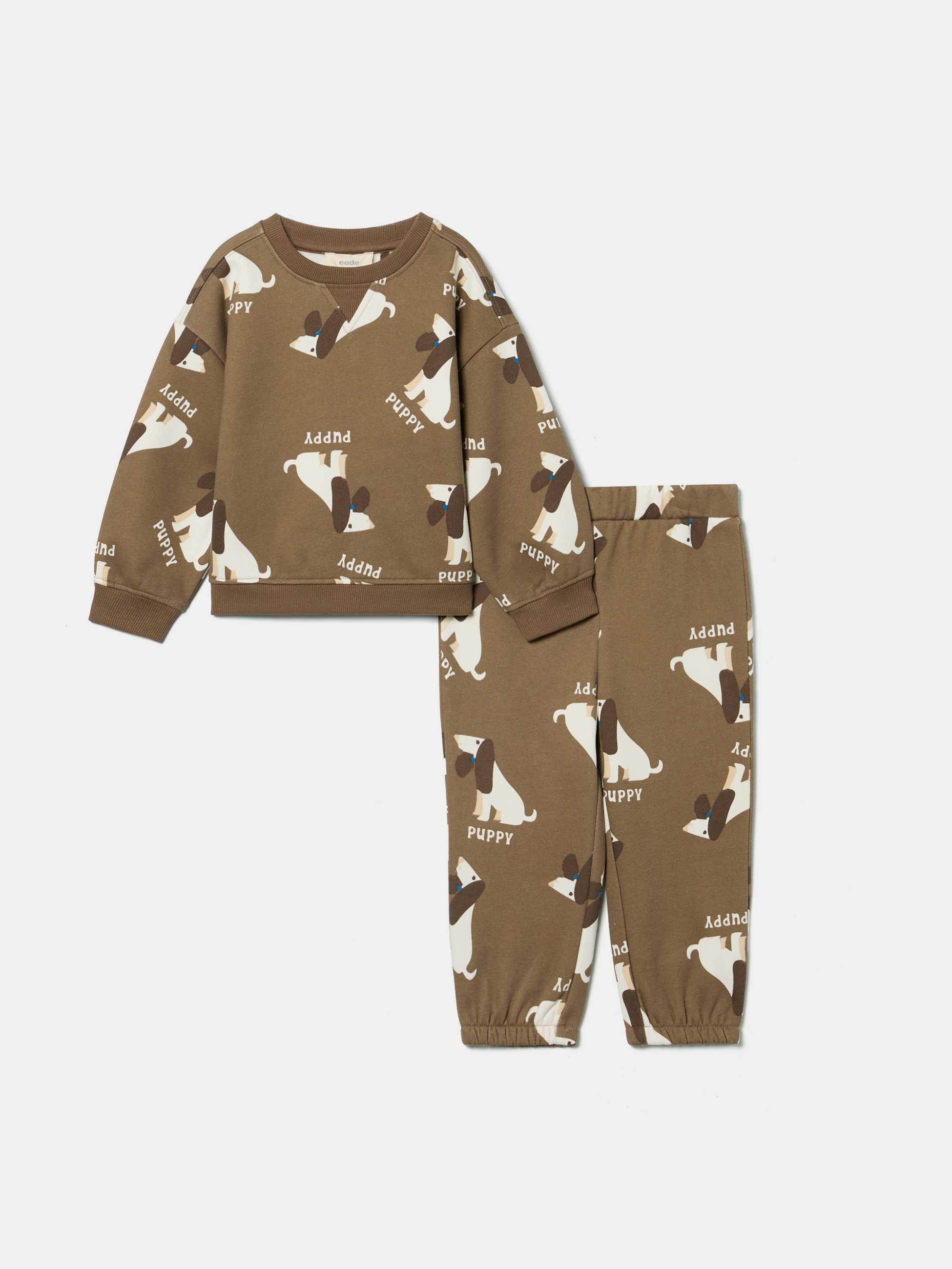 Conjunto de fato de treino estampado