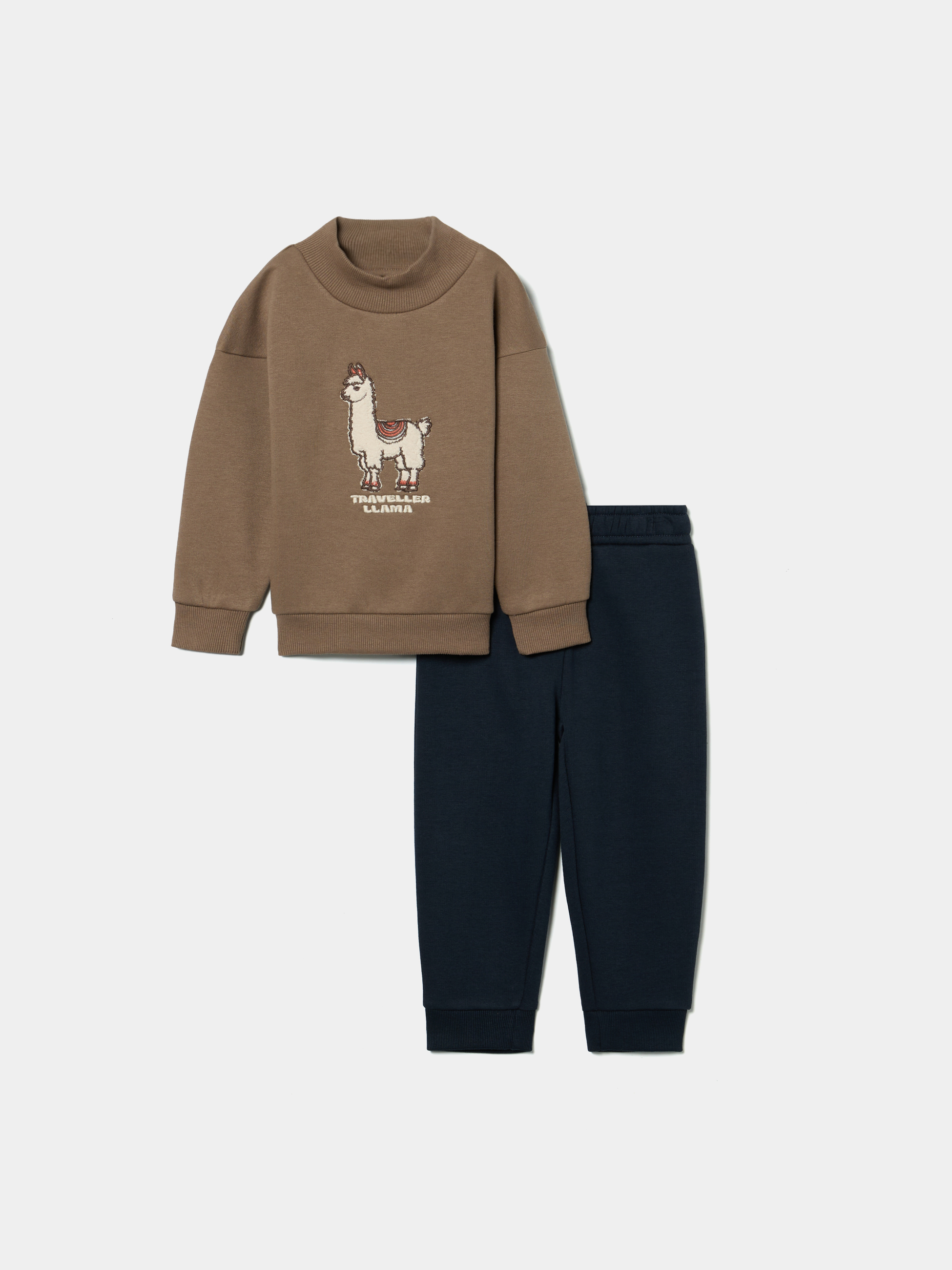 Conjunto de fato de treino estampado