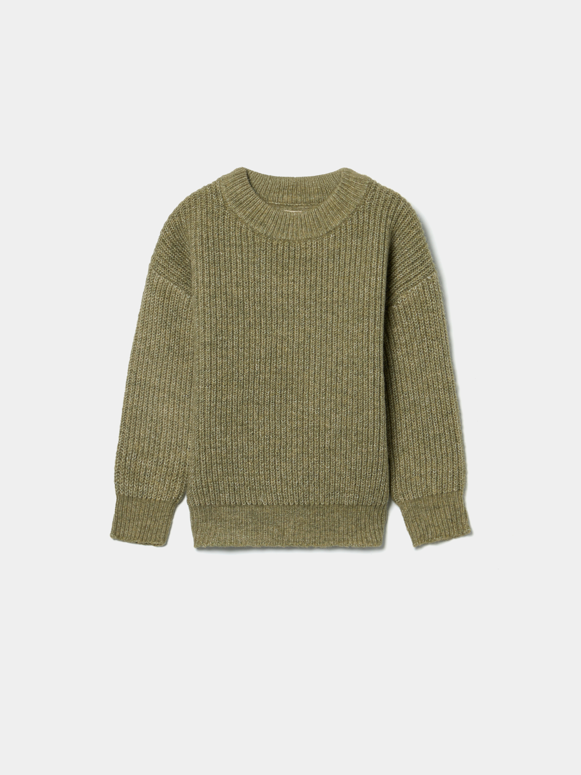 Camisola de malha às riscas