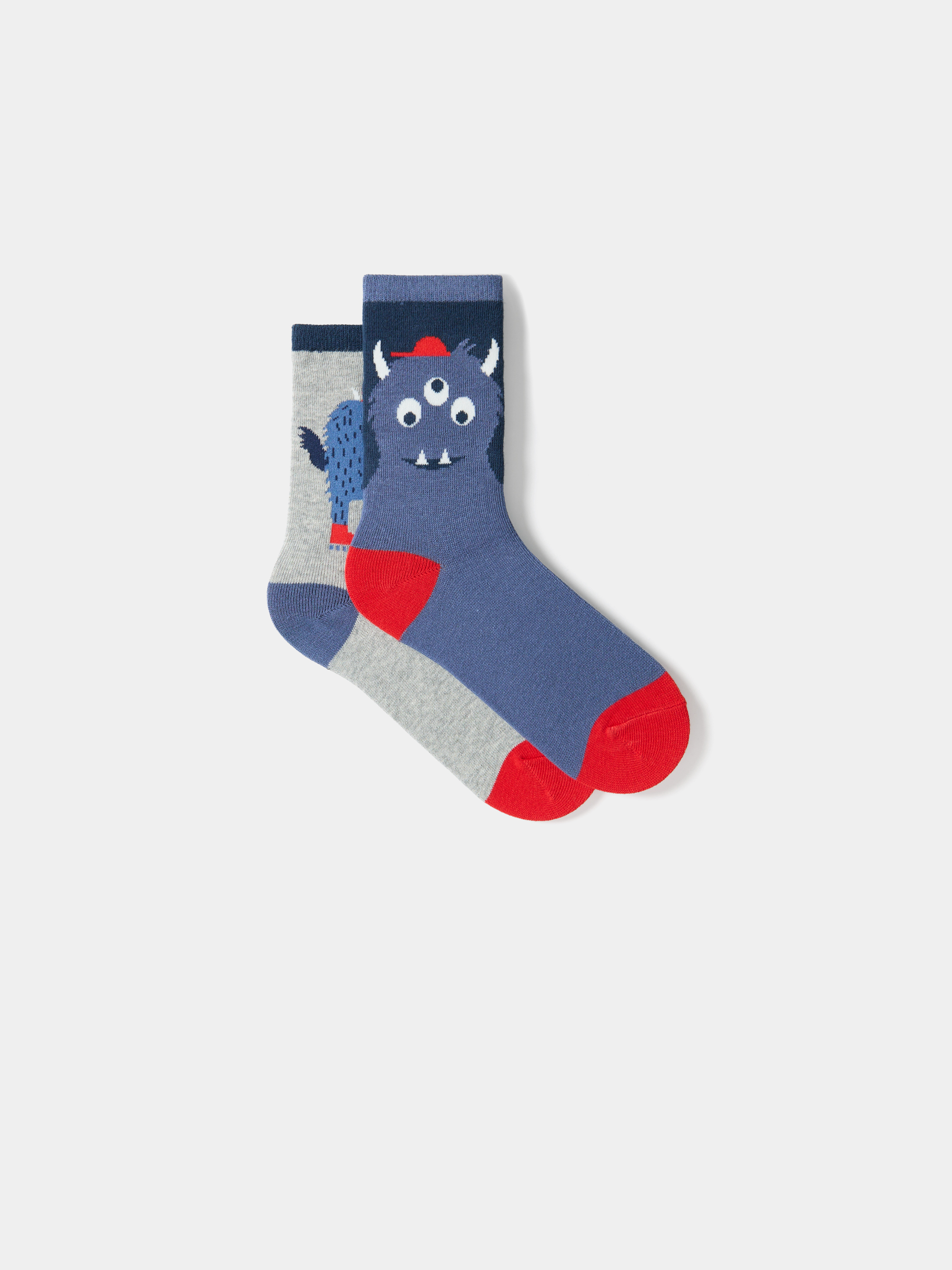 Pack de 2 meias estampadas