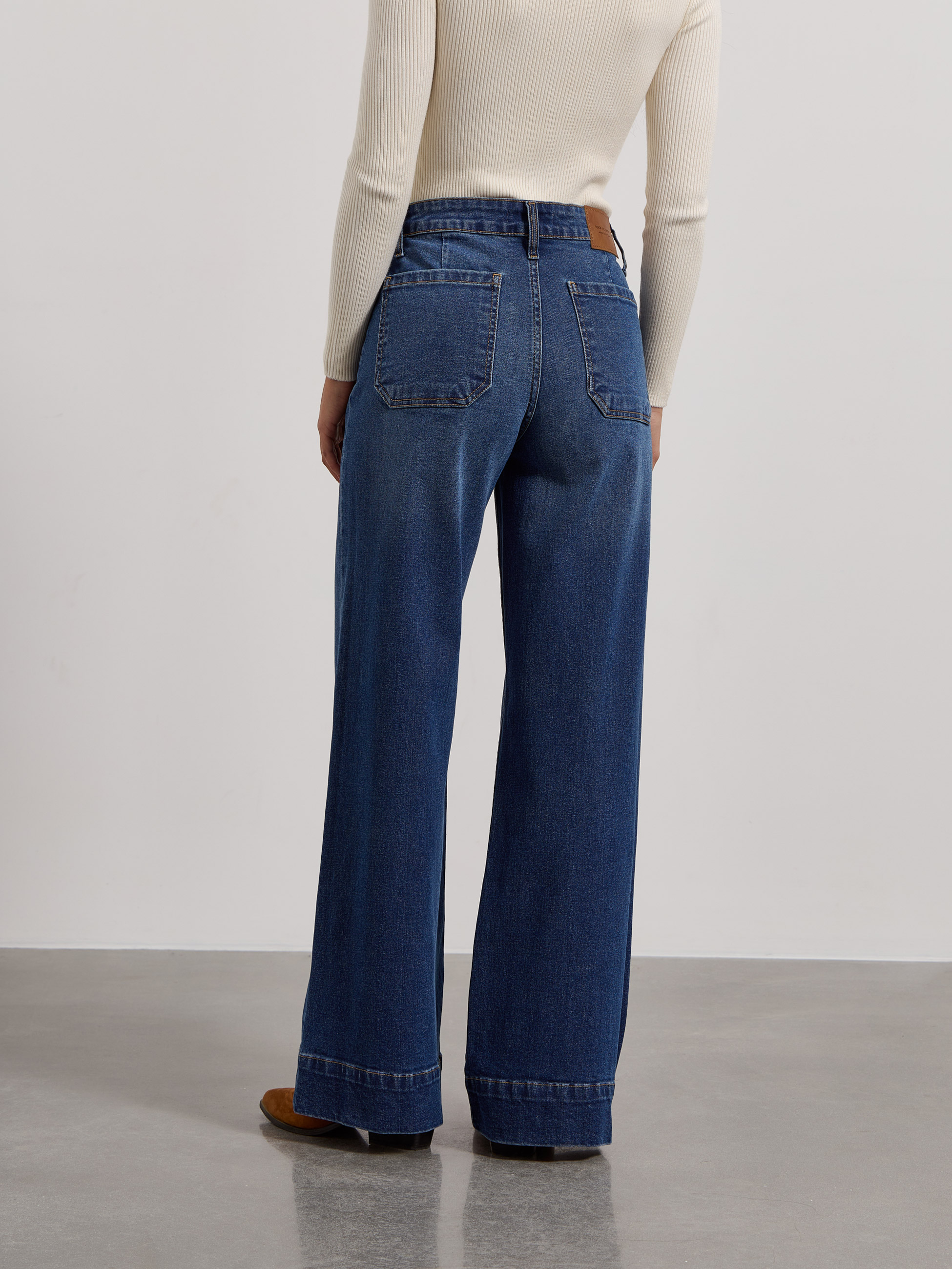 Marine sailor pocket jeans