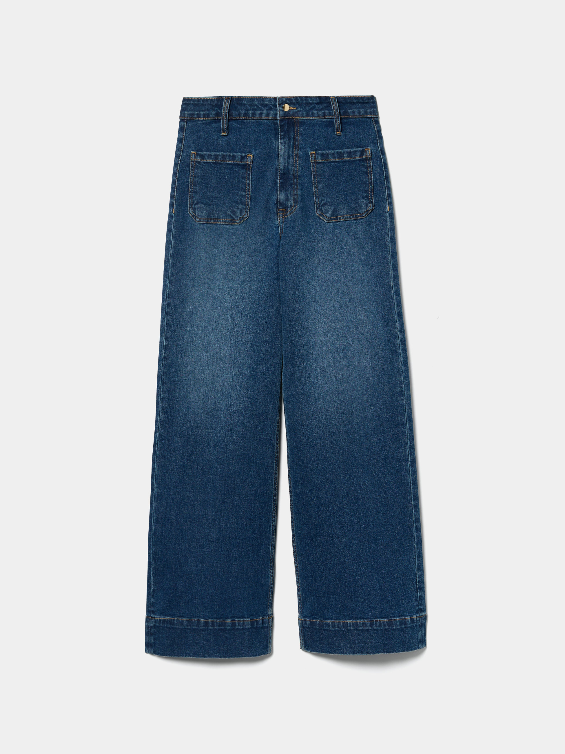 Marine sailor pocket jeans