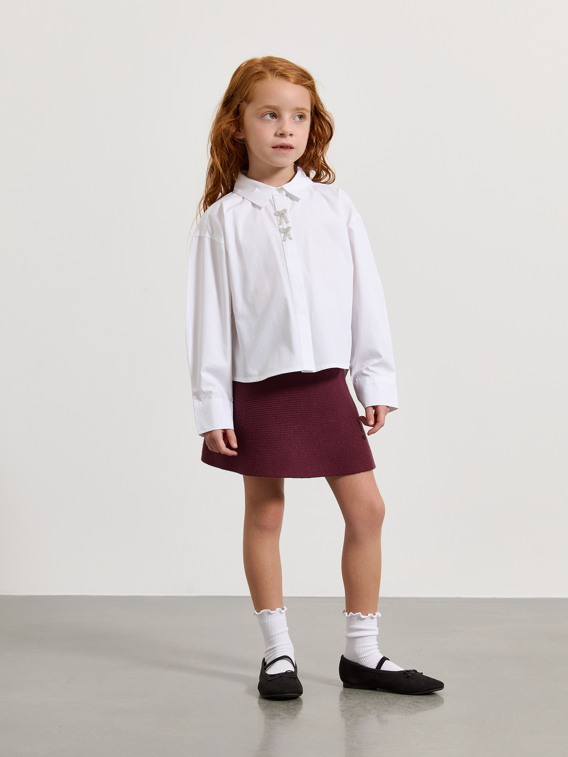 Camisa com laços brilhantes