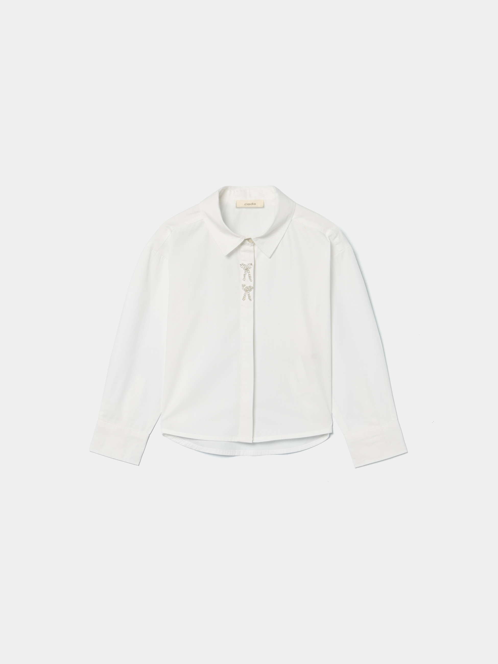 Camisa com laços brilhantes