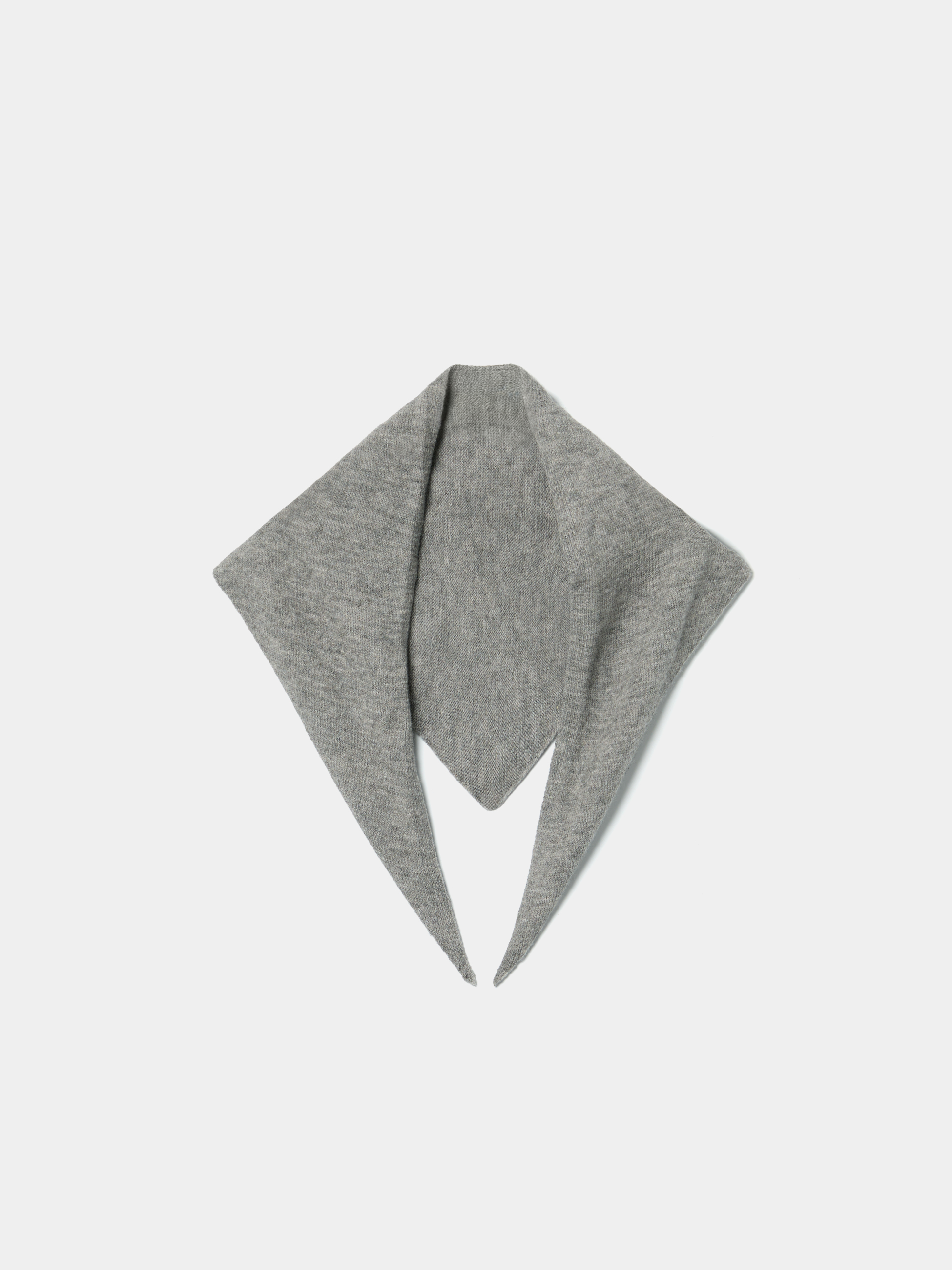 Lenço de malha triangular