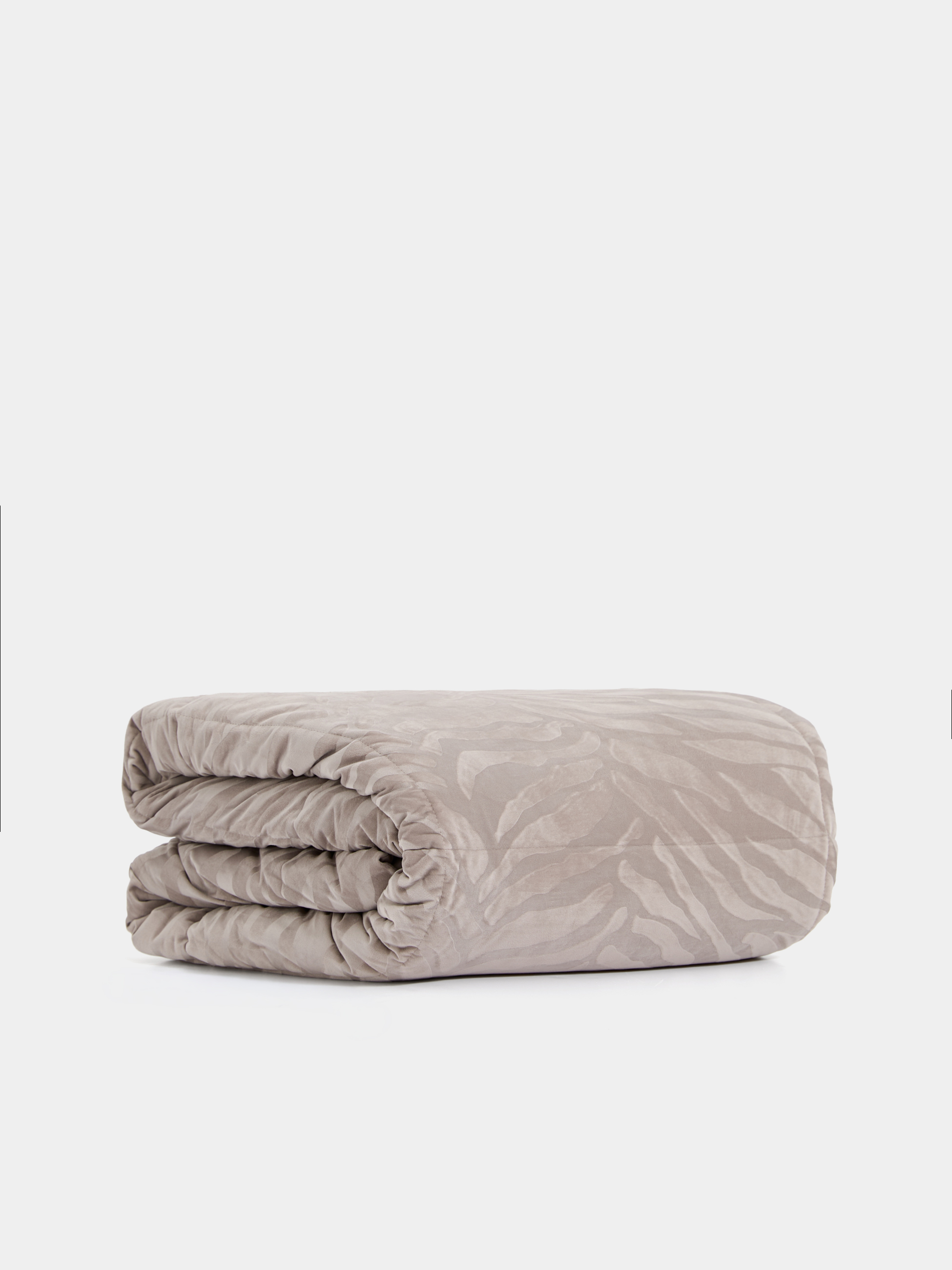 Edredão de casal com padrão jacquard