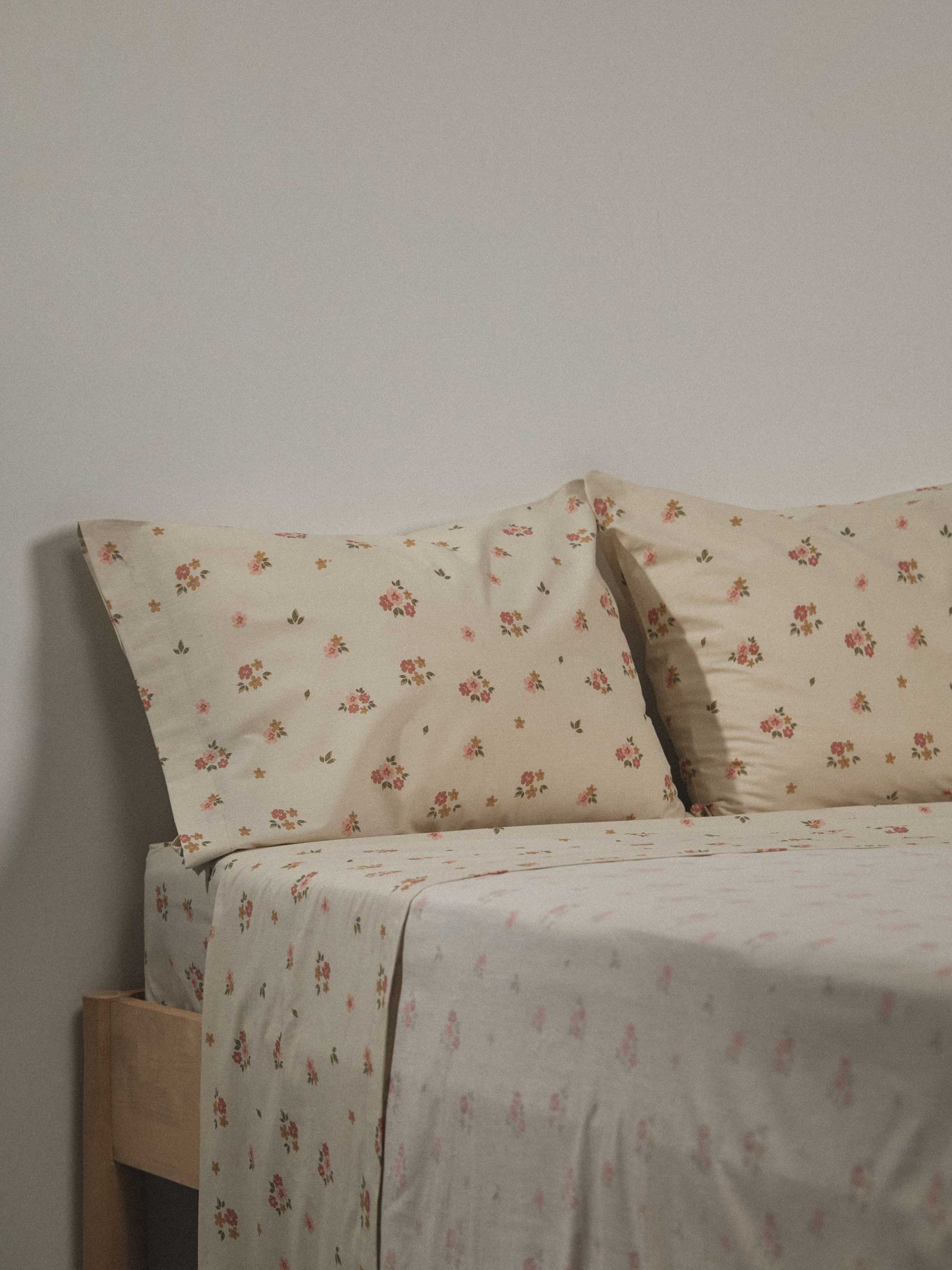 Conjunto de lençóis estampados de king size