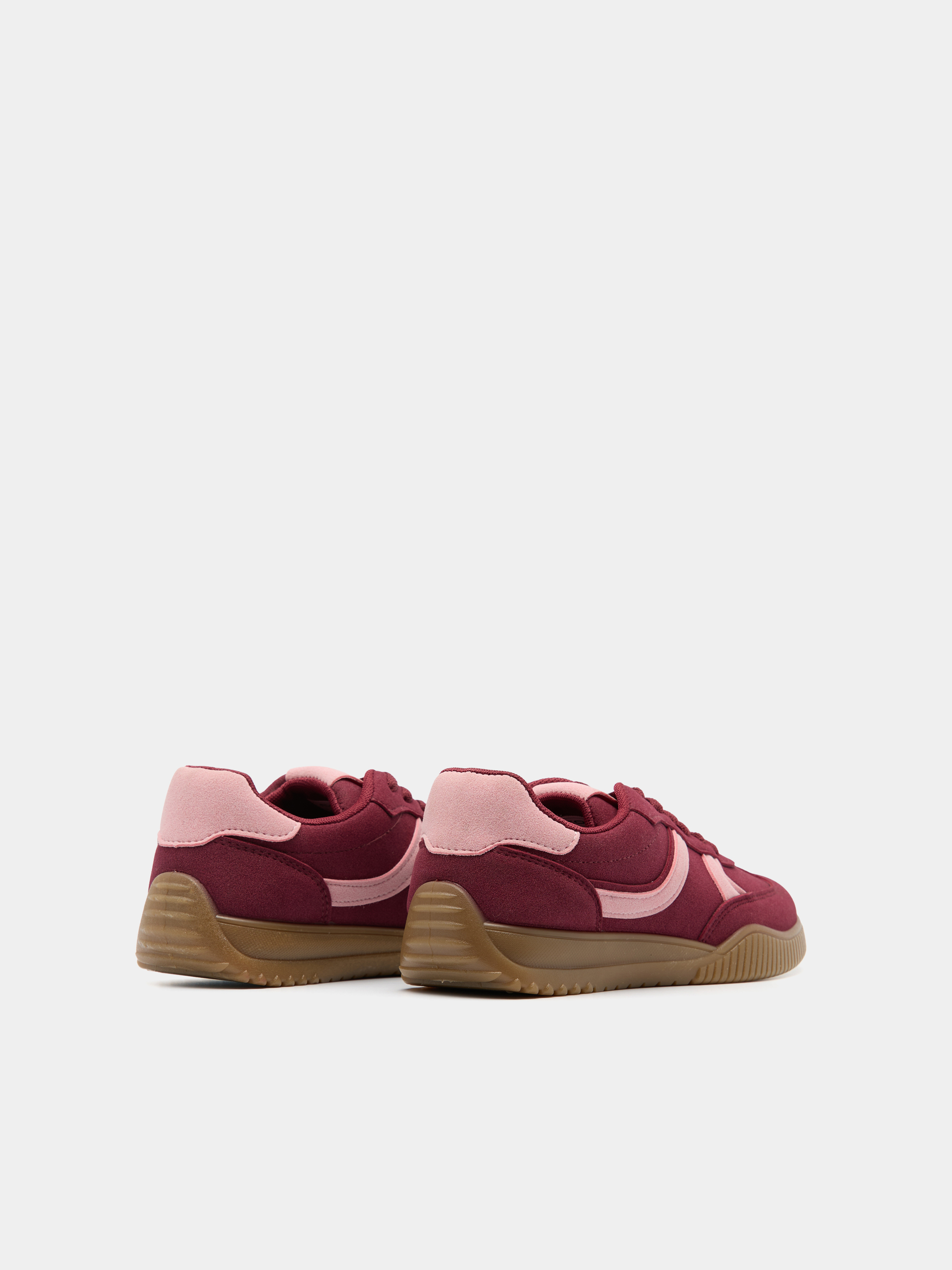 Red sneakers