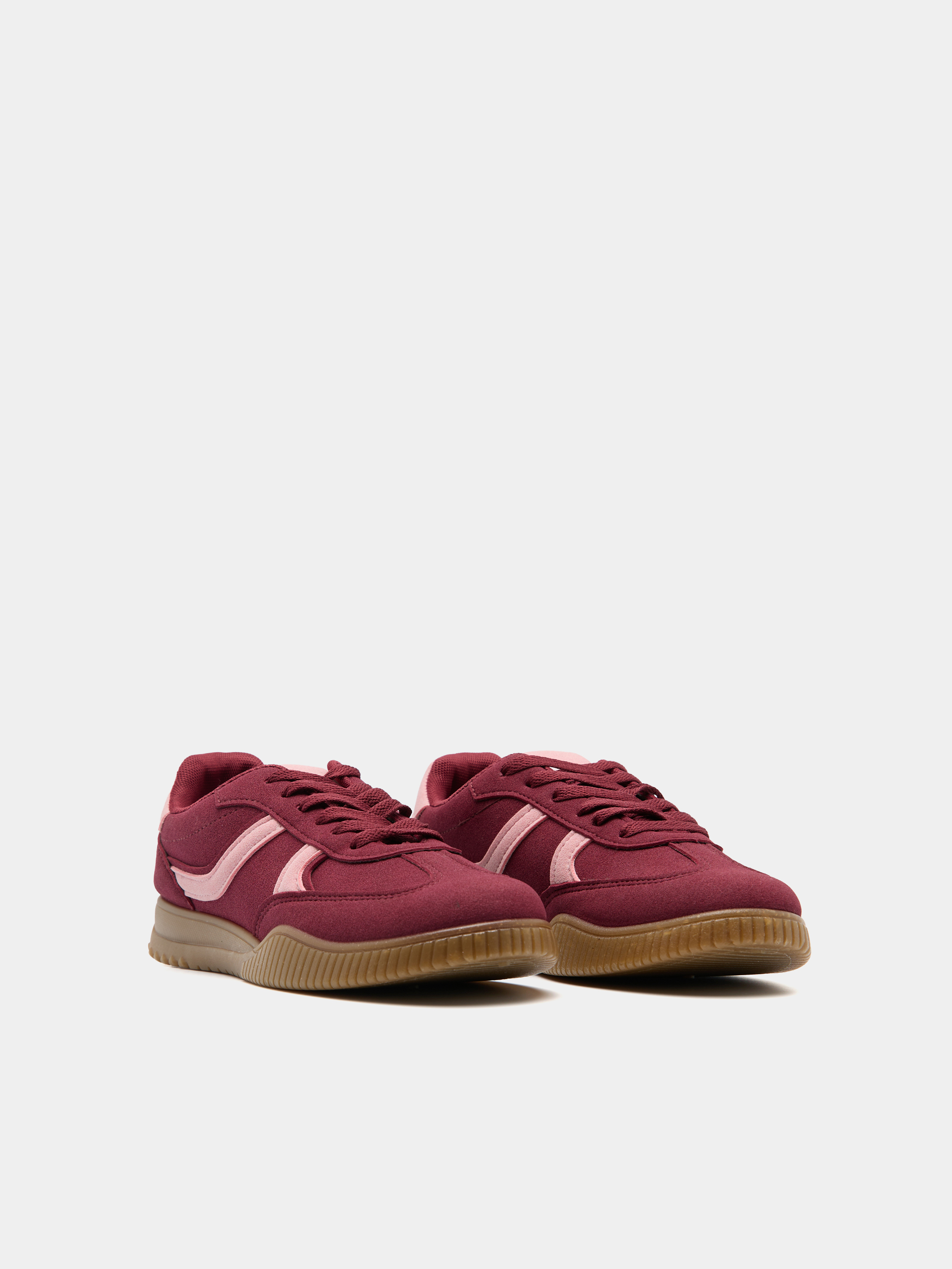 Red sneakers