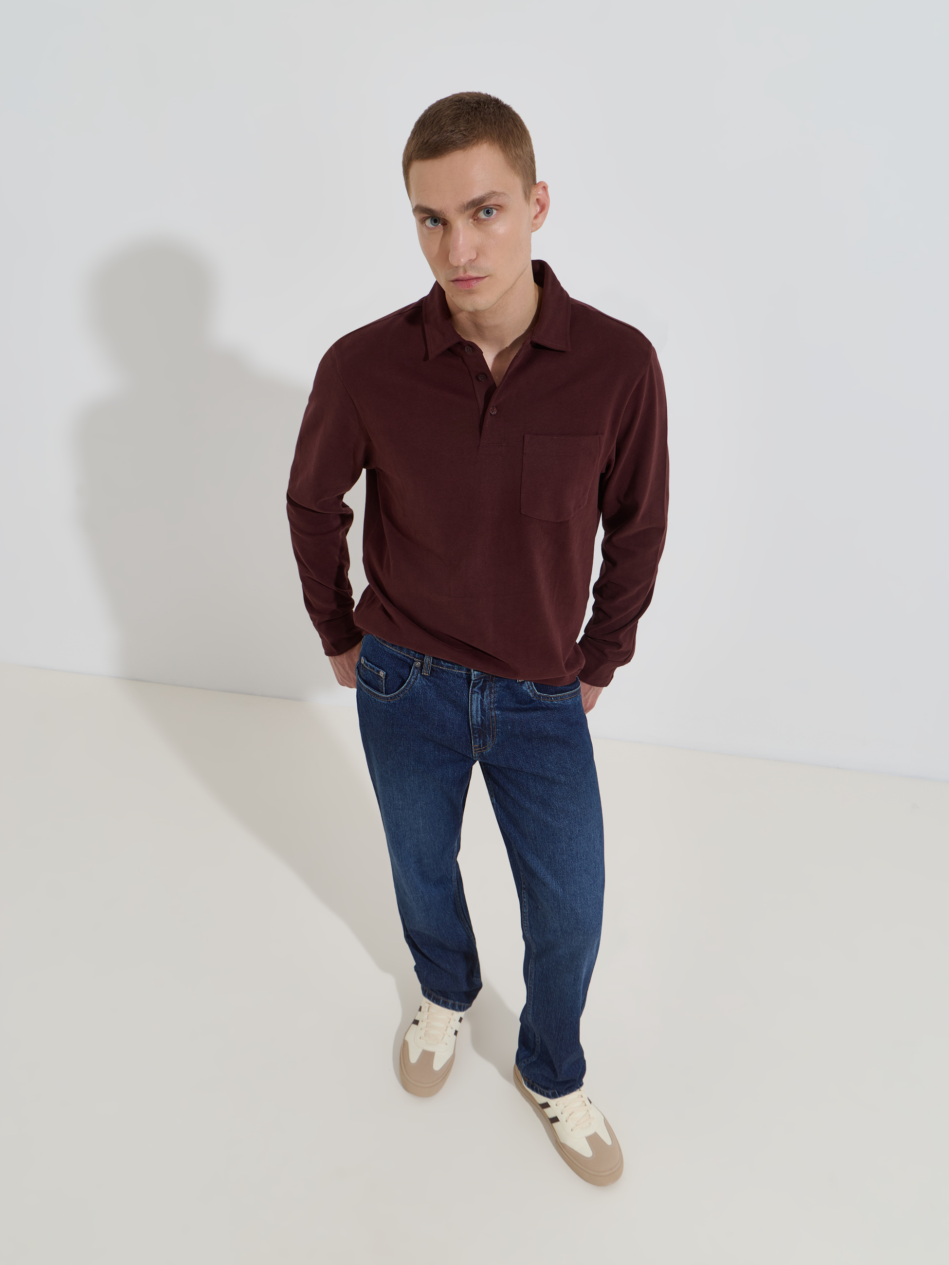 Straight leg jeans