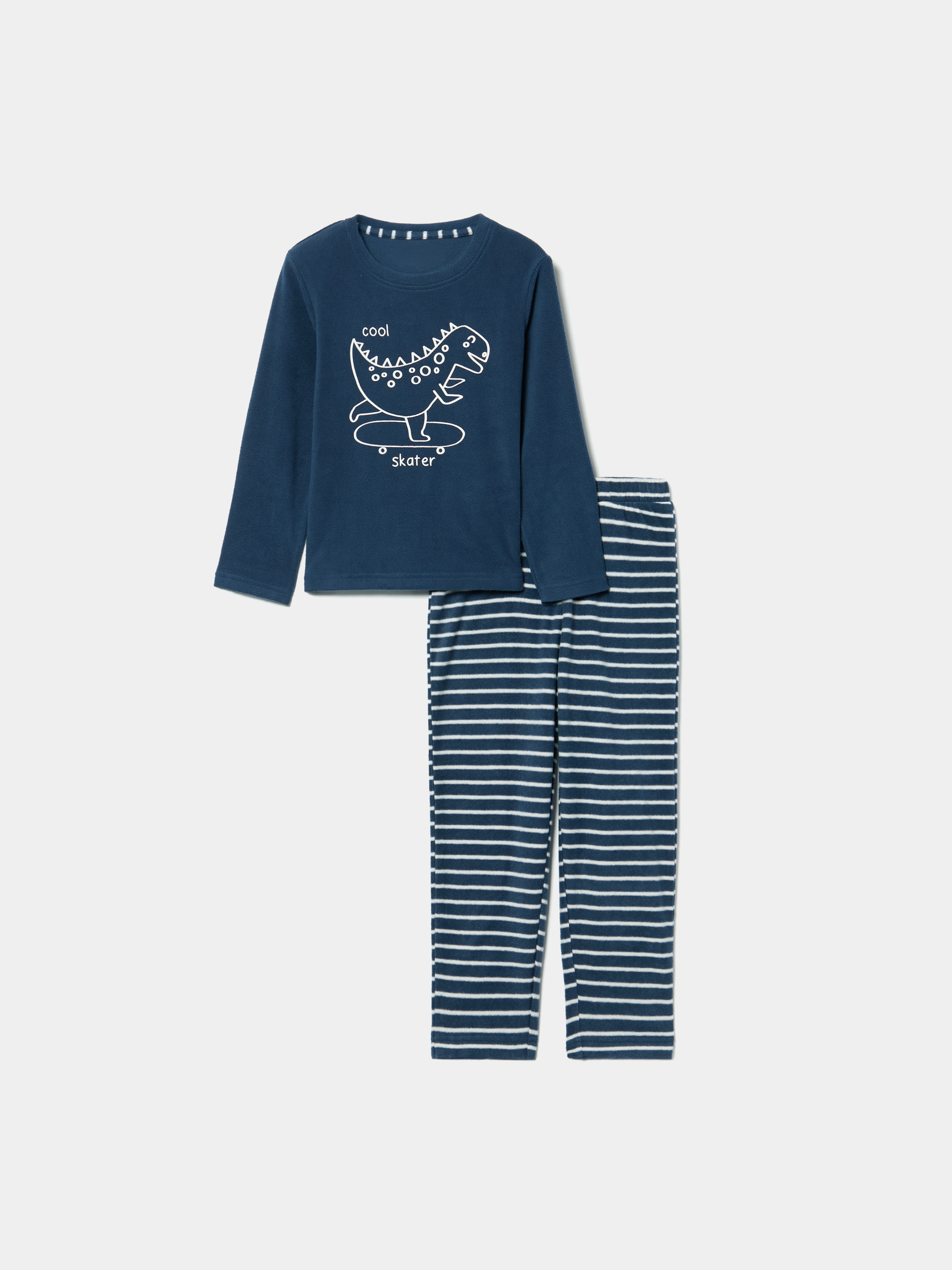 Pijama estampado com dinossauro