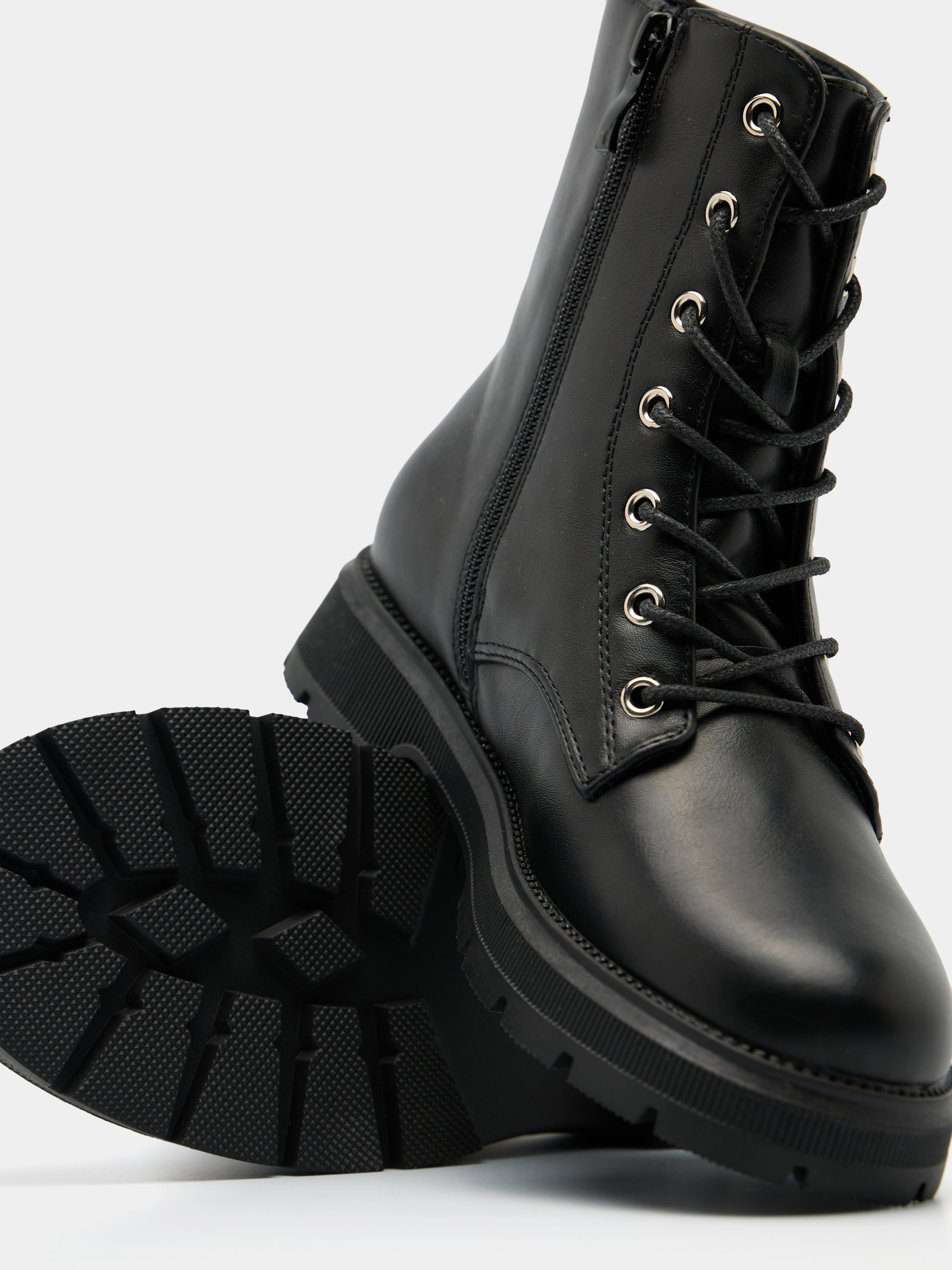 Black knee-high boots