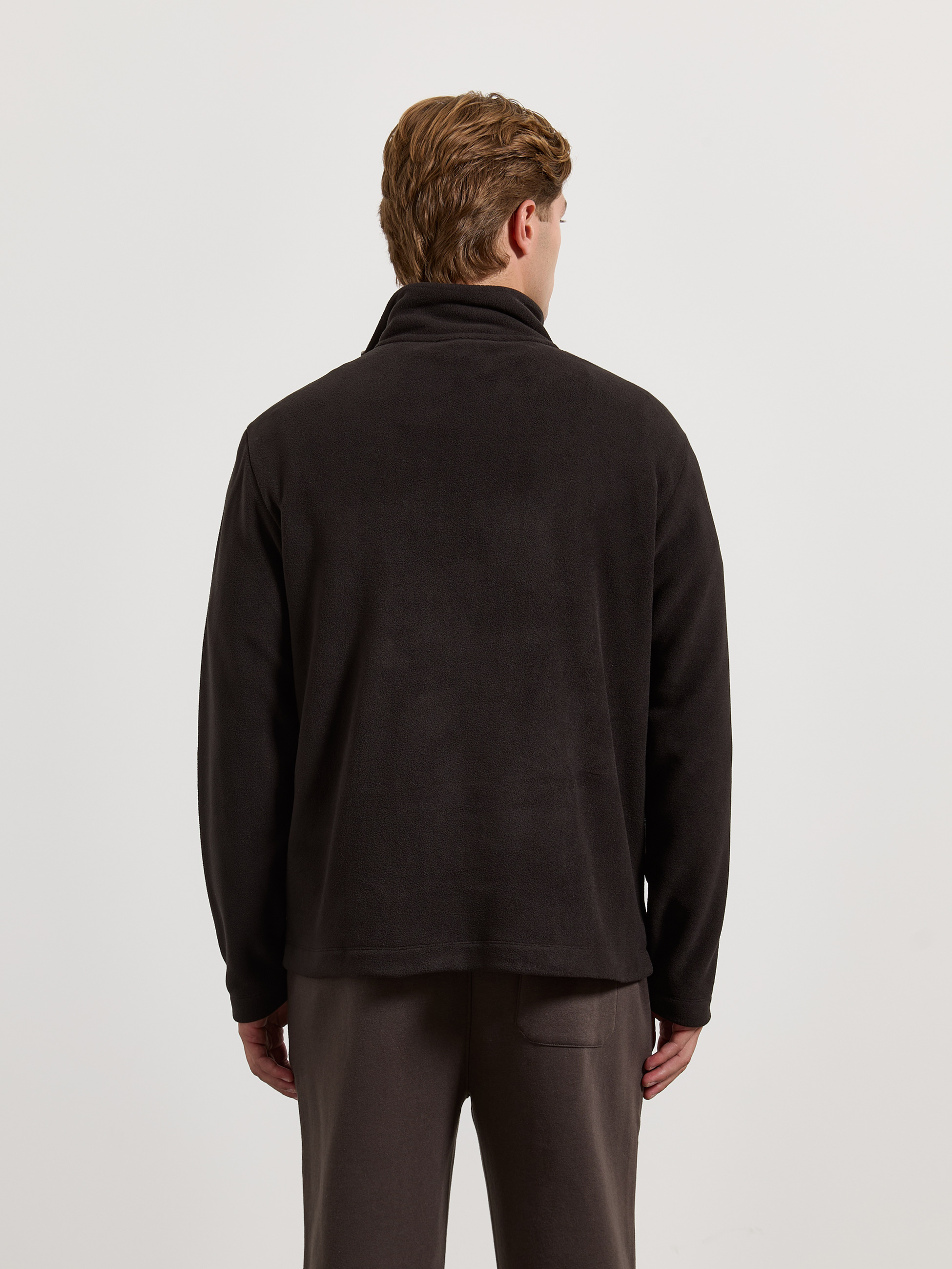 Camisola polar com fecho